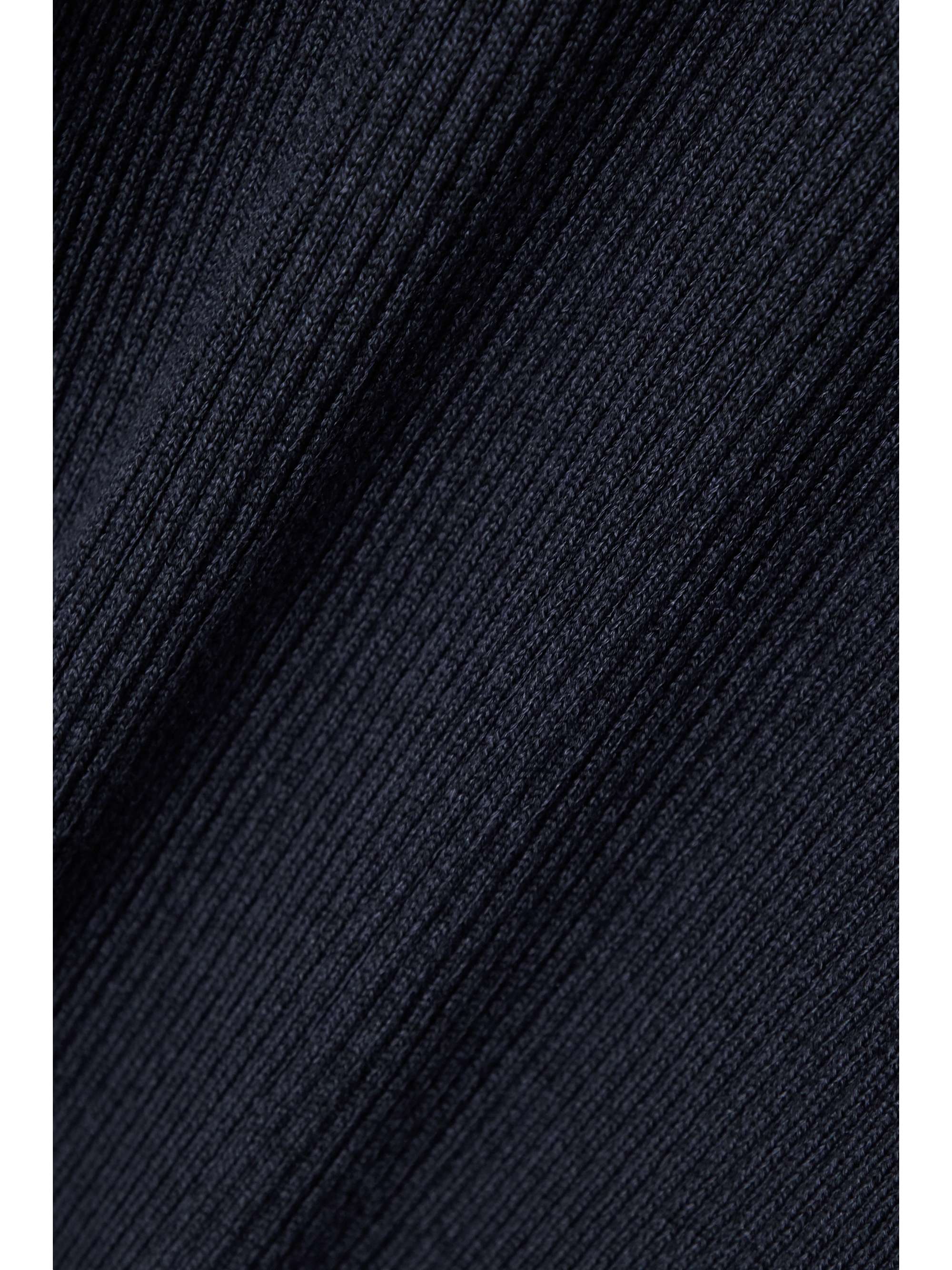 THE ROW Cassiopea ribbed silk and cotton-blend top