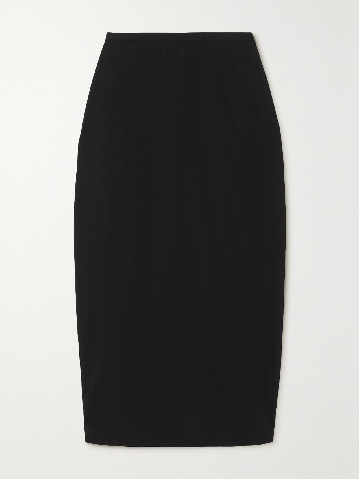 The Row Matias Woven Midi Skirt In Black