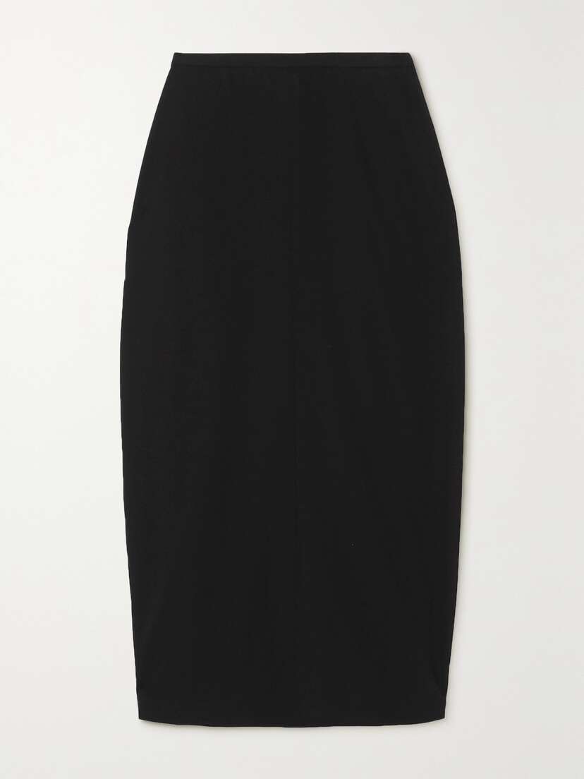 The Row Essentials Matias Woven Midi Skirt