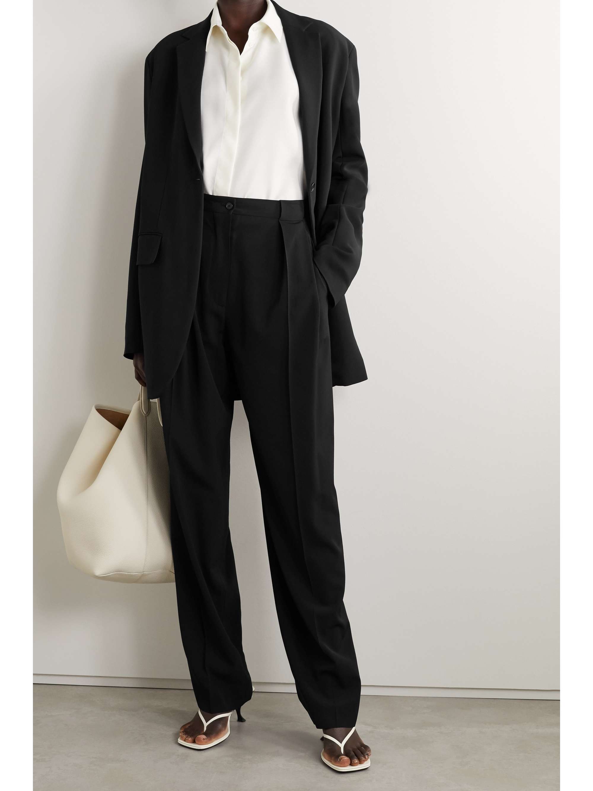 the row black blazer
