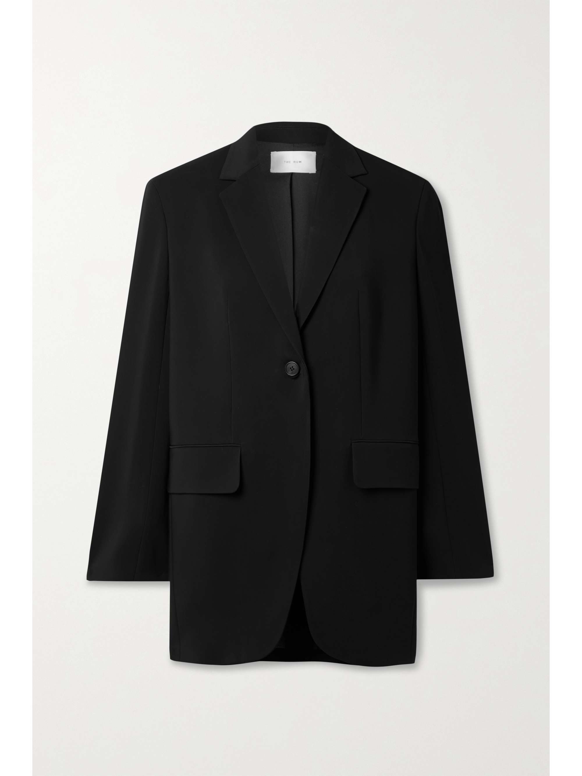 crepe black blazer