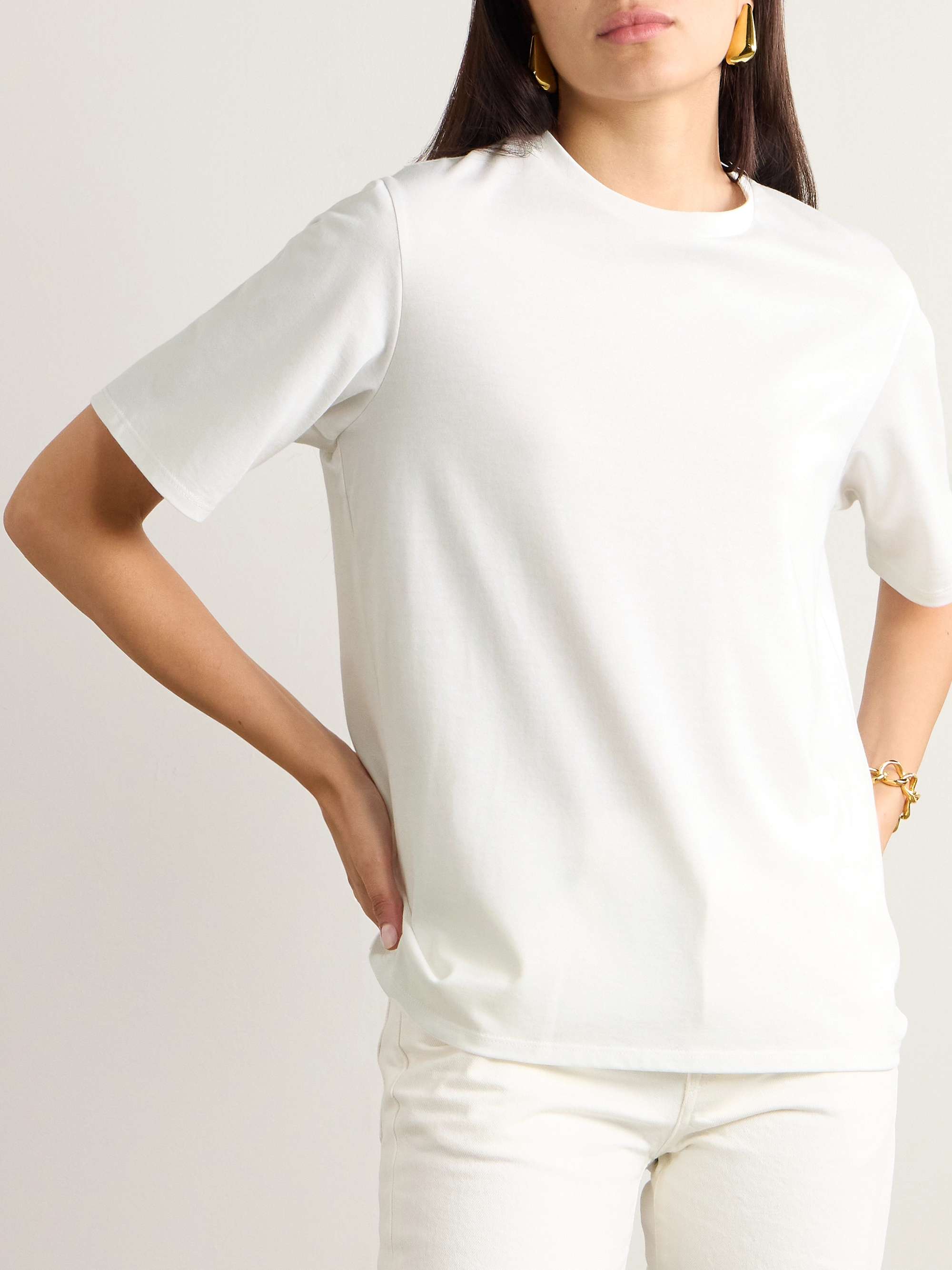 THE ROW Chiara cotton-jersey T-shirt