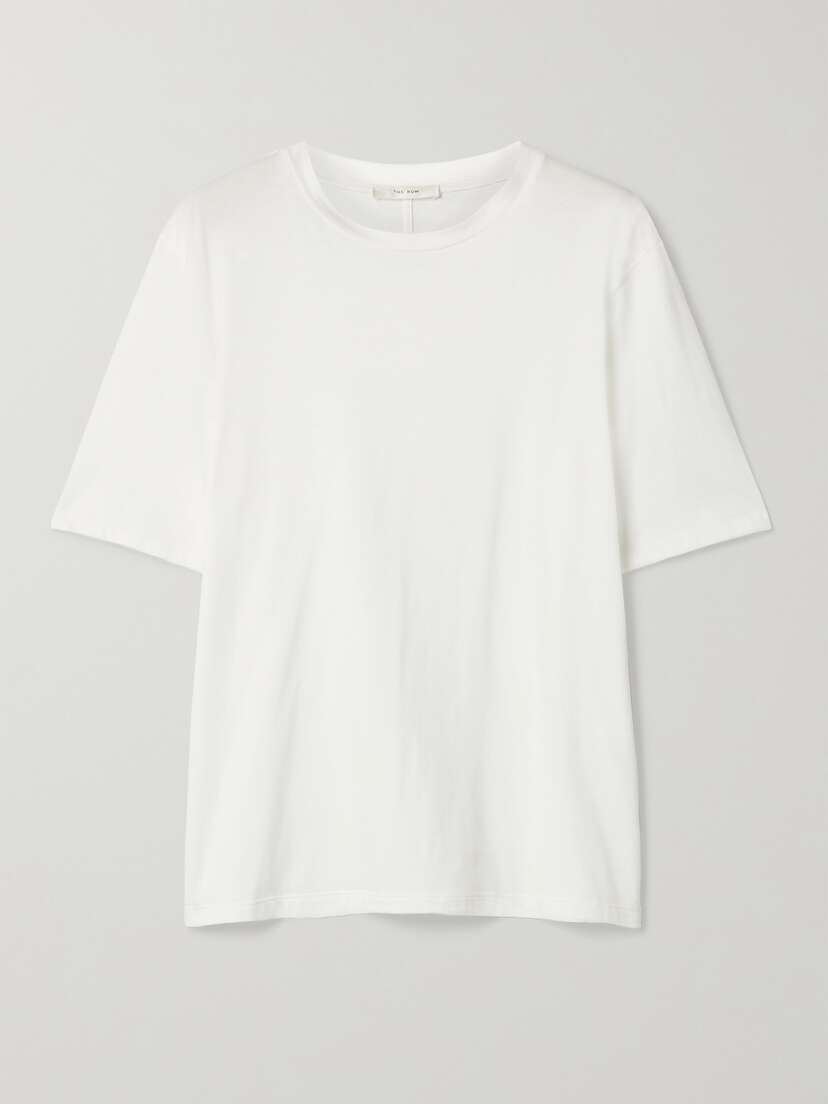 The Row Essentials Chiara Cotton-jersey T-shirt