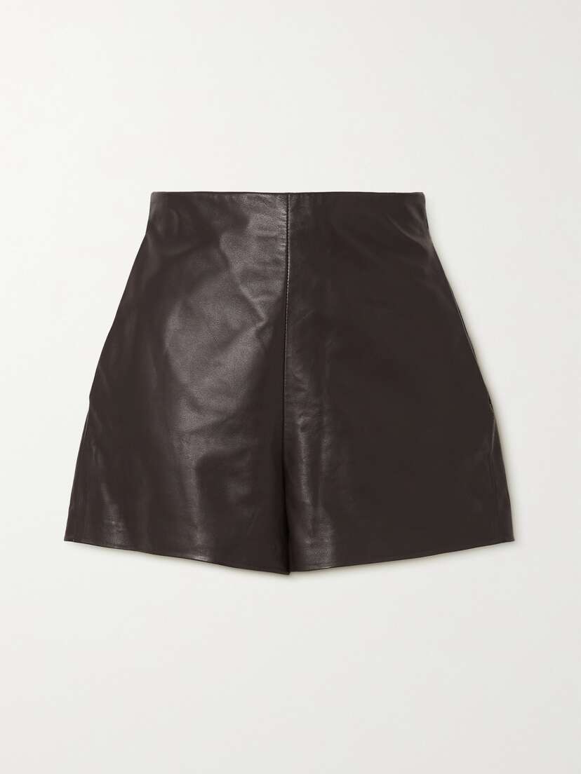 Valentino Garavani Leather Shorts