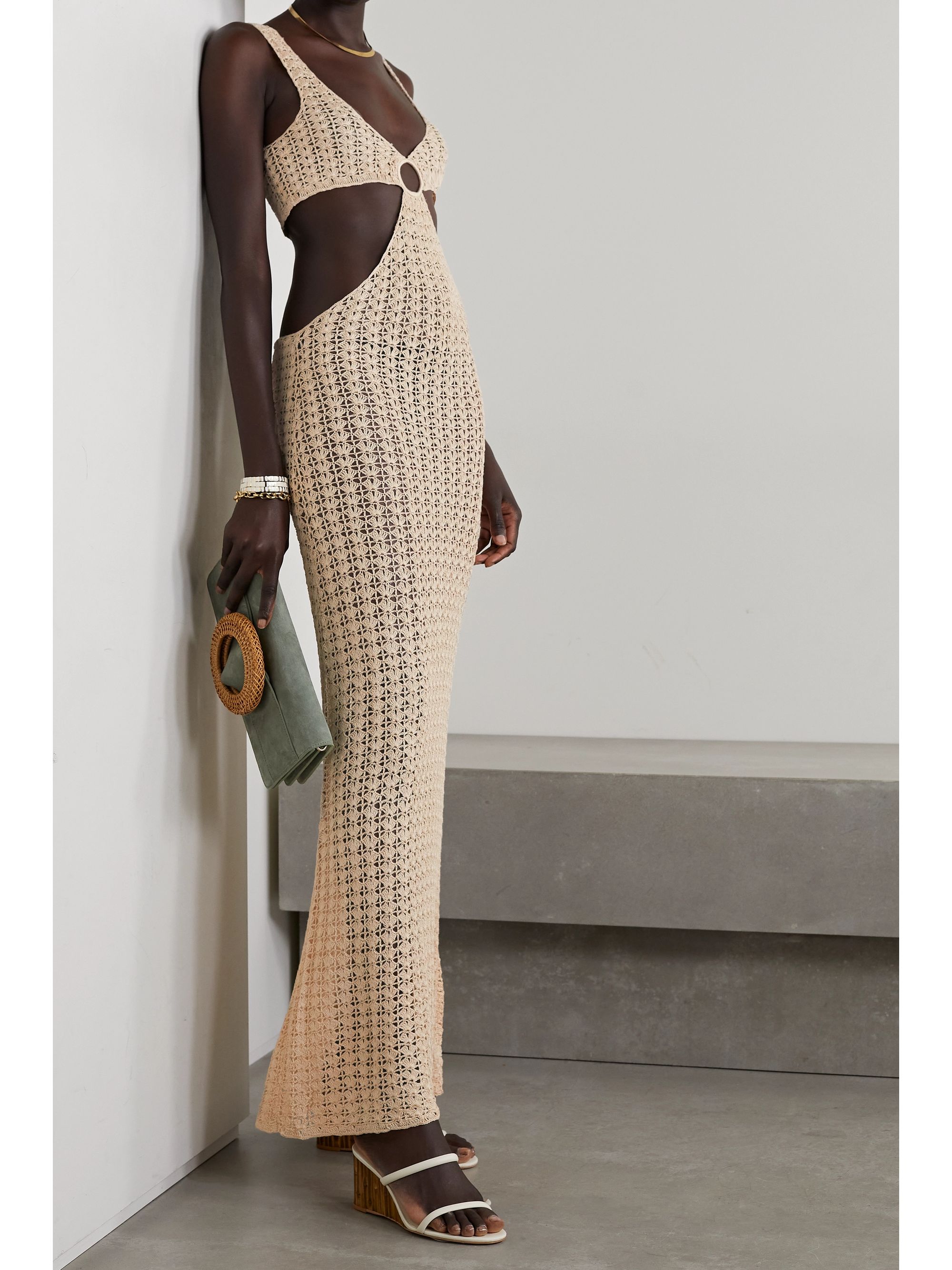 cult gaia crochet dress