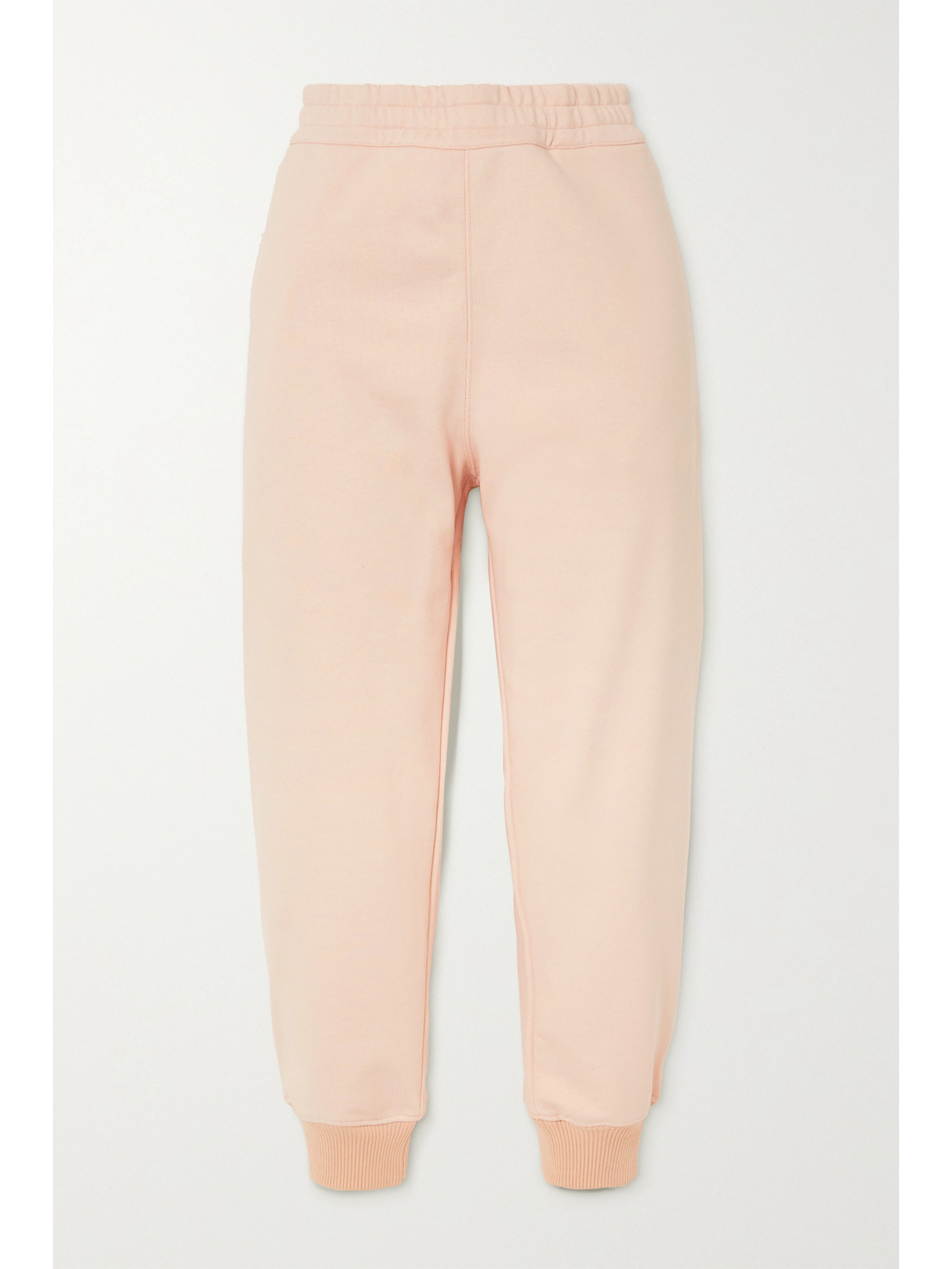 Alexander Mcqueen Womens Tea Rose Camac Mid-rise Cotton-jersey Jogging Bottoms 8 In Blush