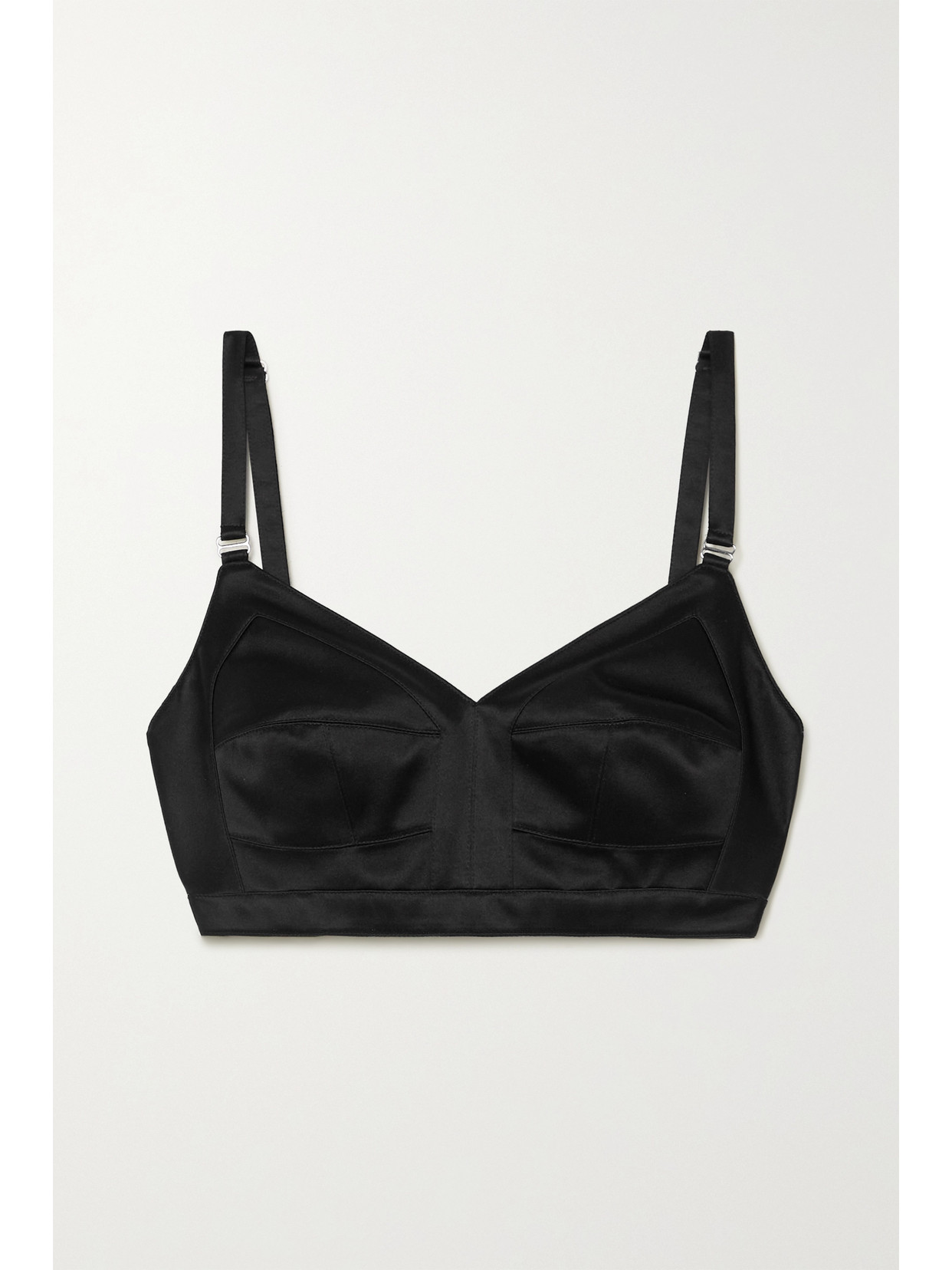 Alexander Mcqueen Spaghetti-strap Crop Top In Black