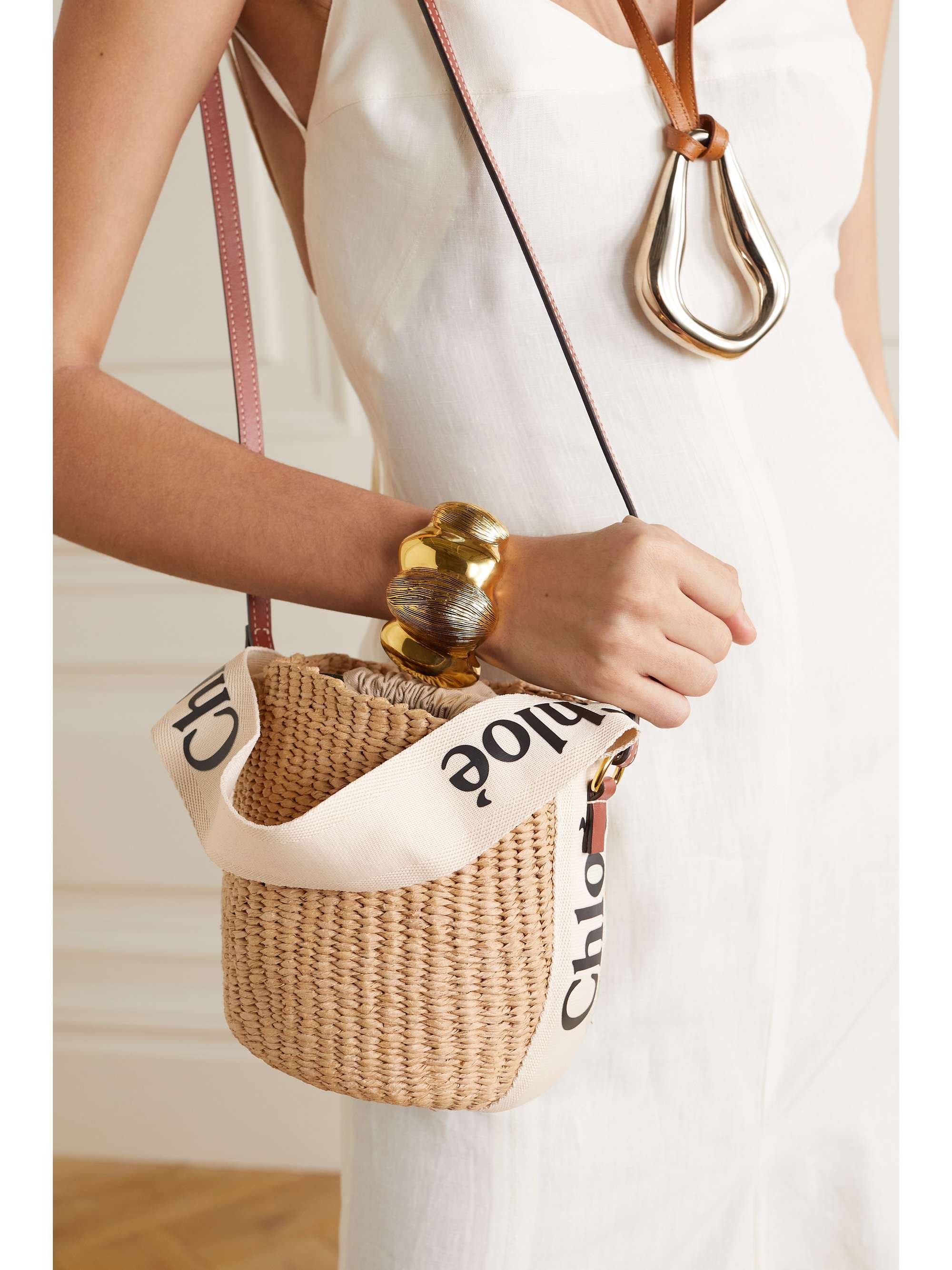Chloe かごバッグ Woody small basket bag