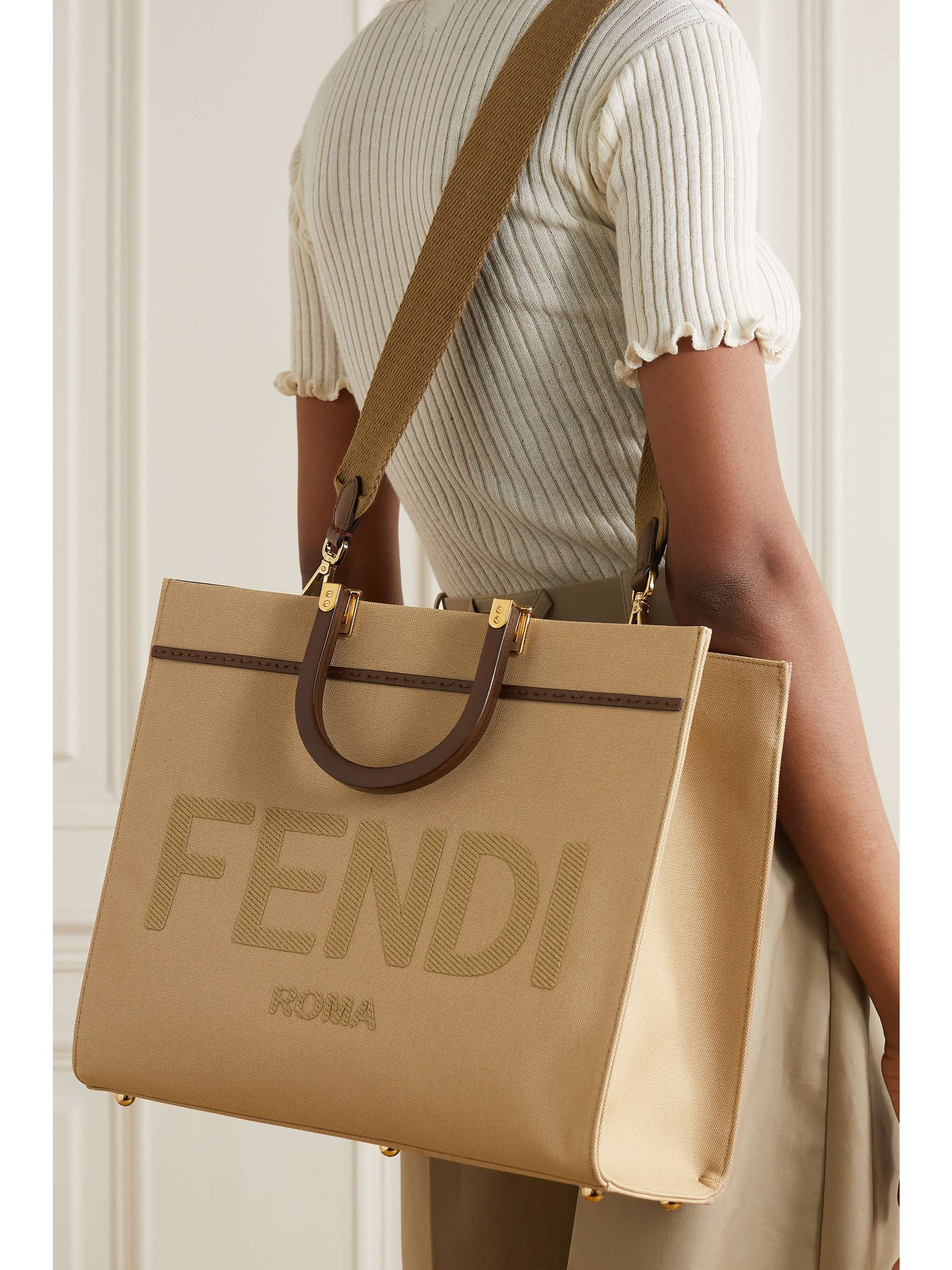 fendi sunshine shopper with strap