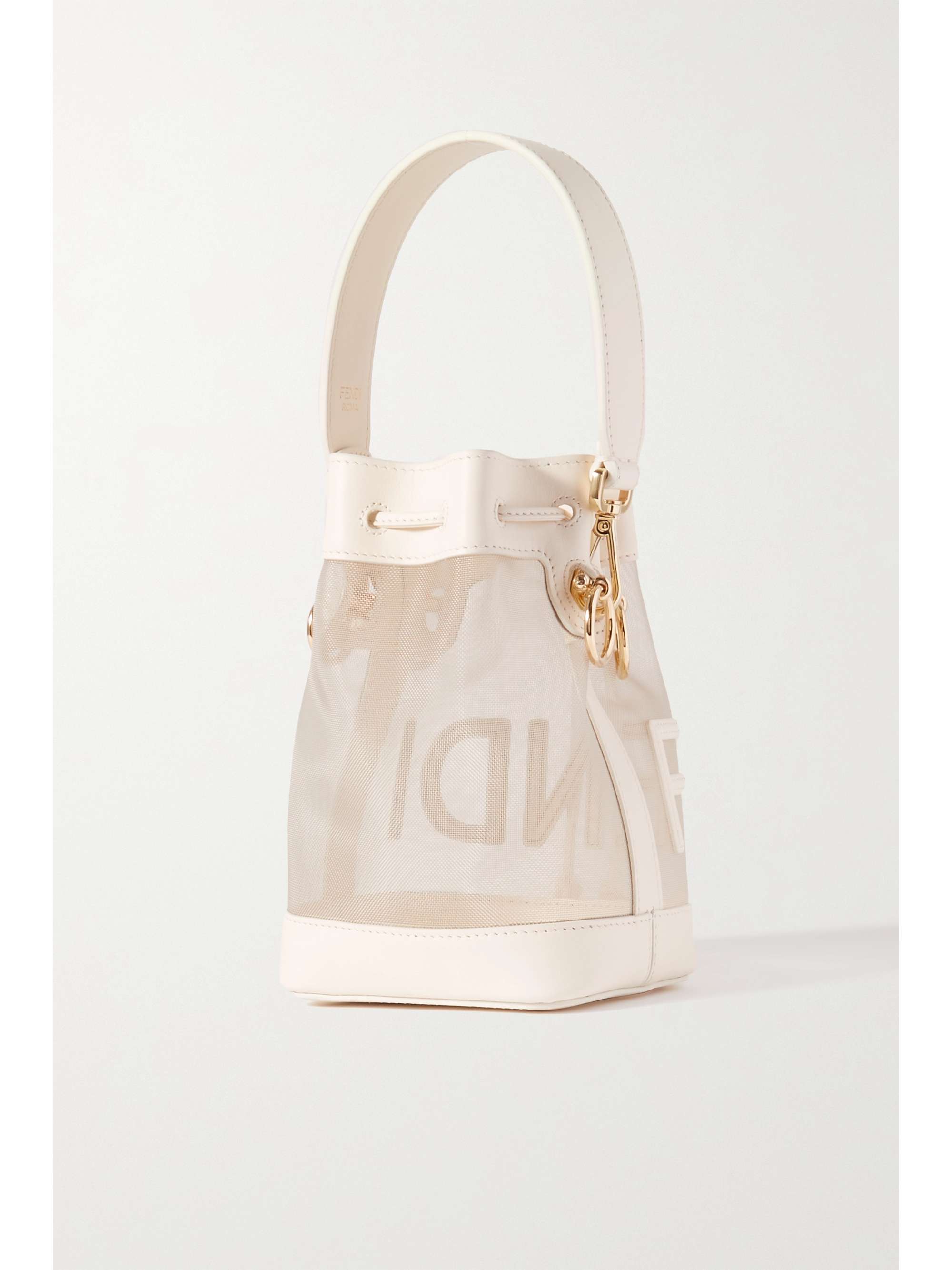 fendi mon tresor mesh bucket bolsa