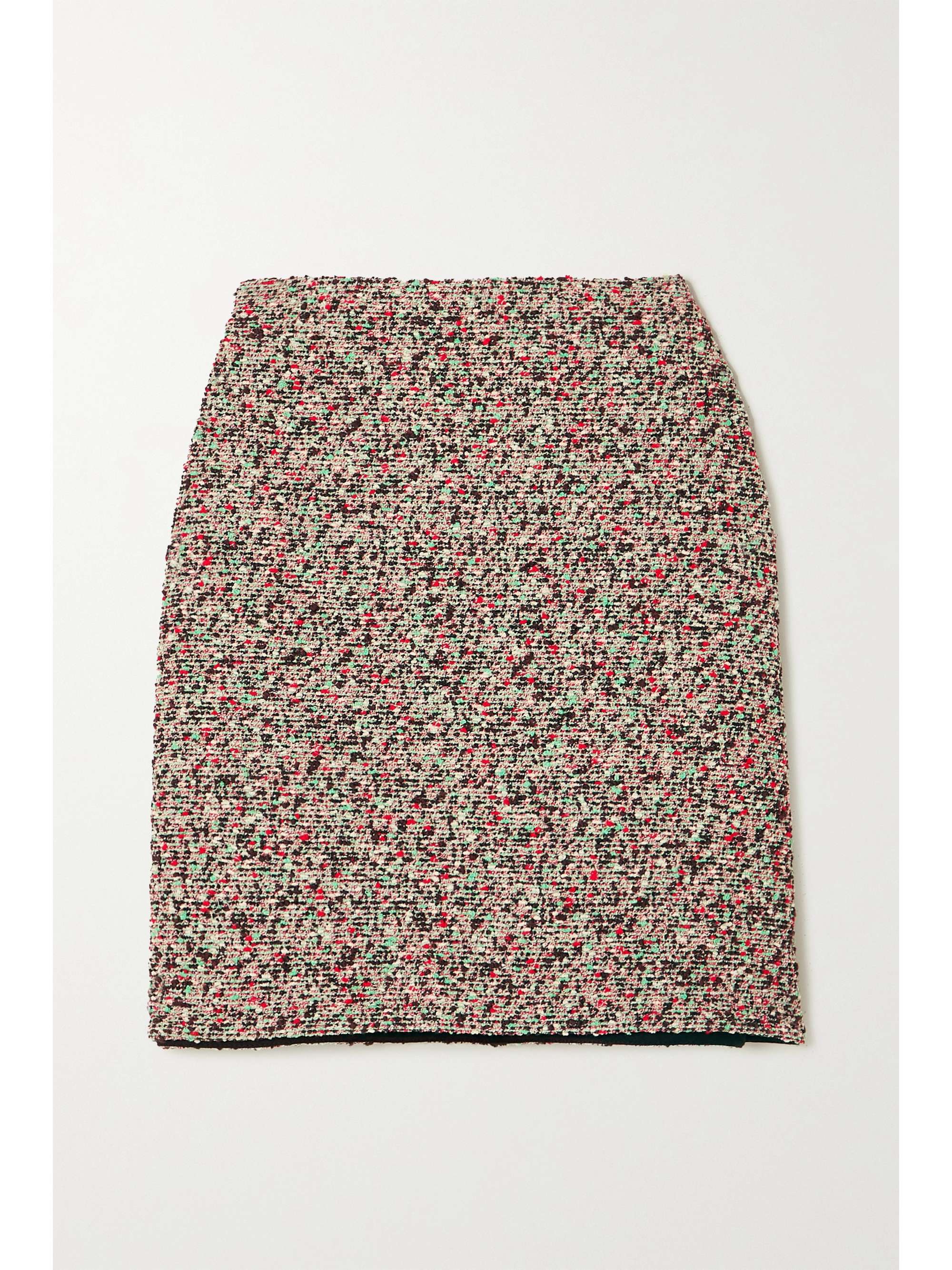 boucle mini skirt