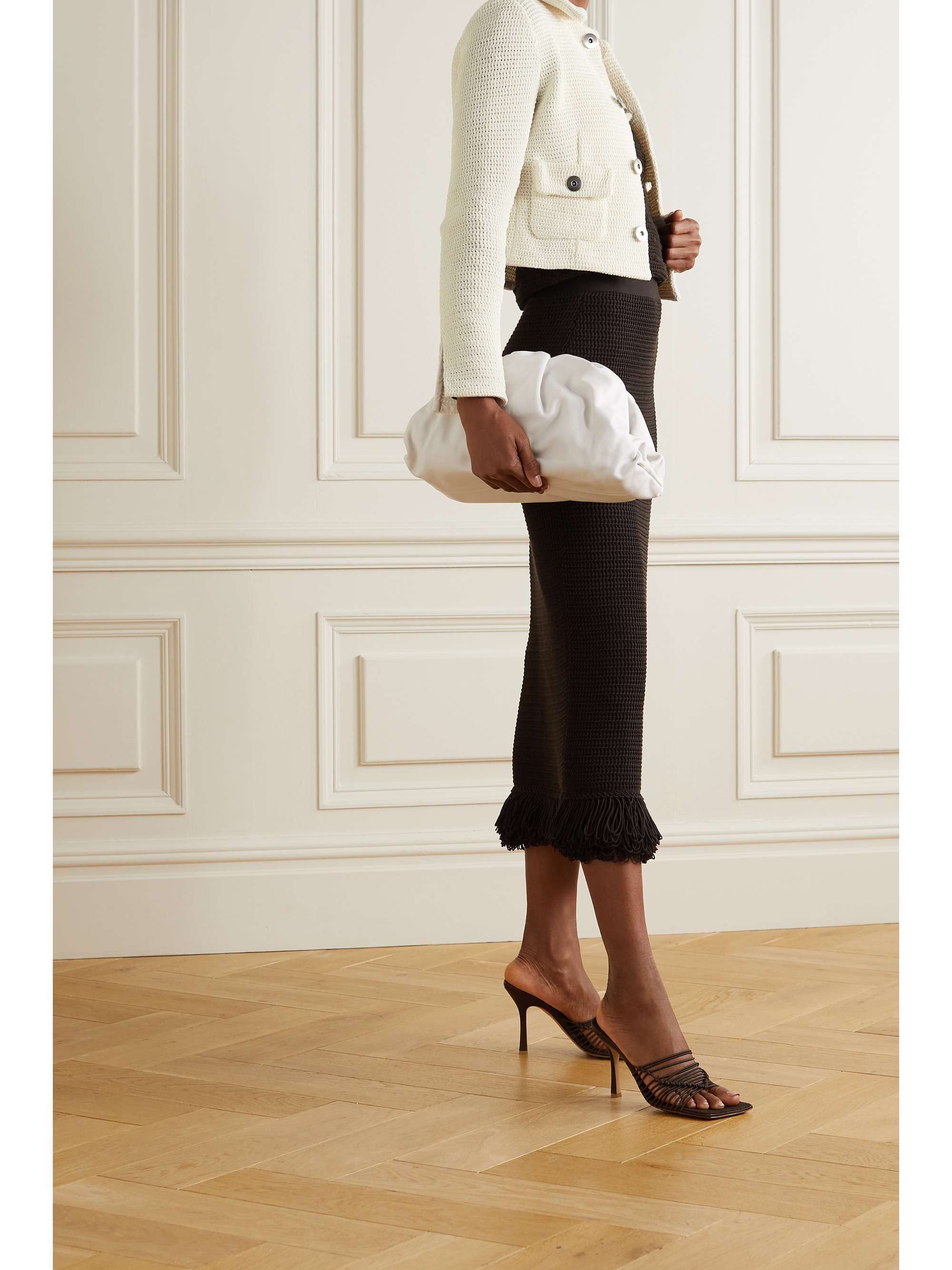 cream cropped jacket