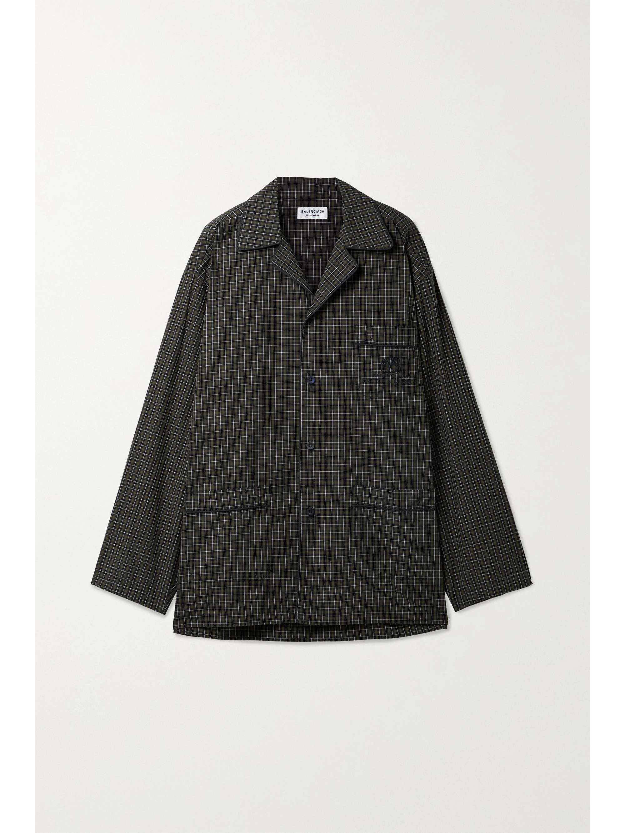 balenciaga poplin shirt