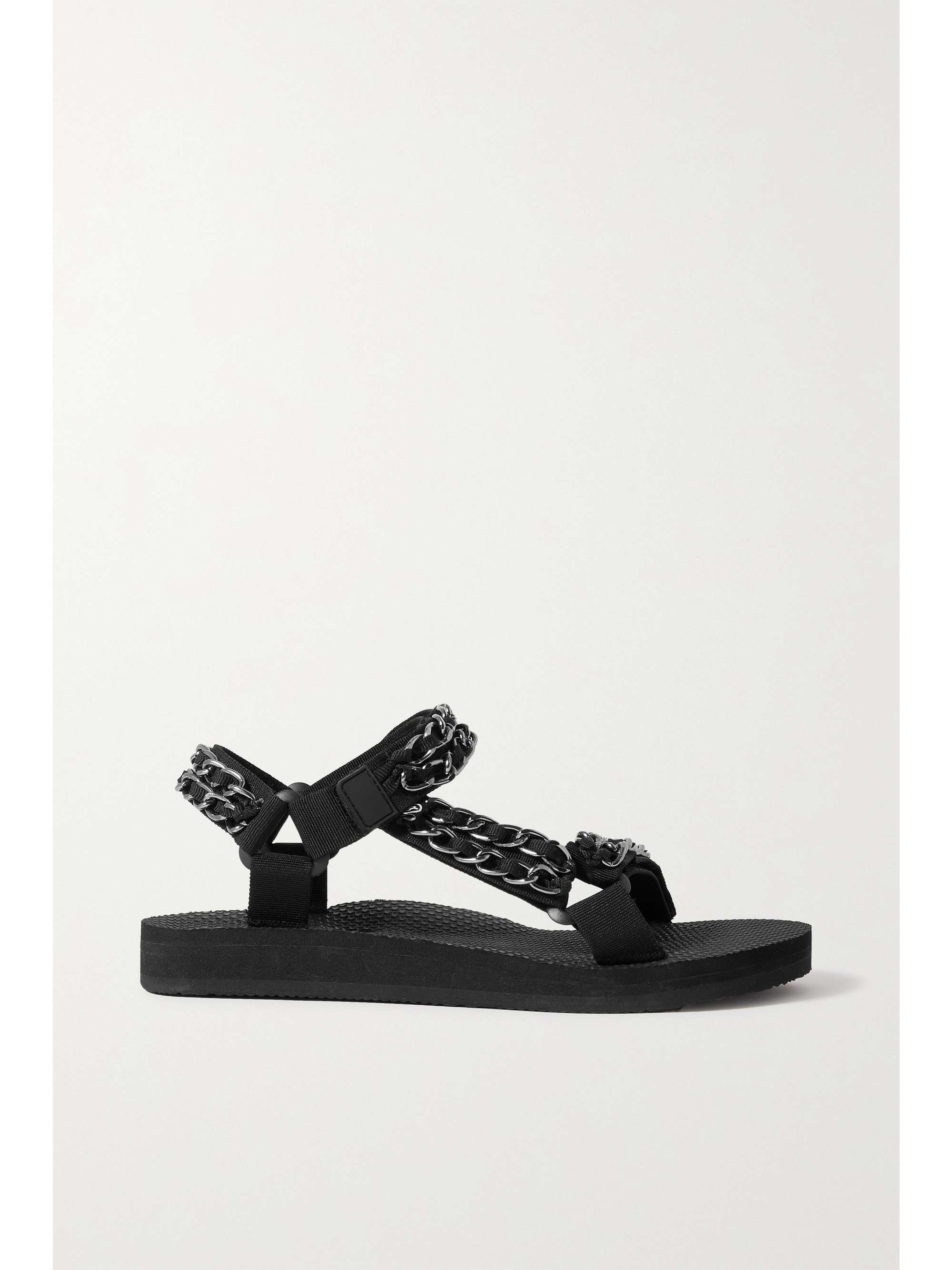 Black Trekky beadembellished canvas sandals ARIZONA LOVE NETAPORTER