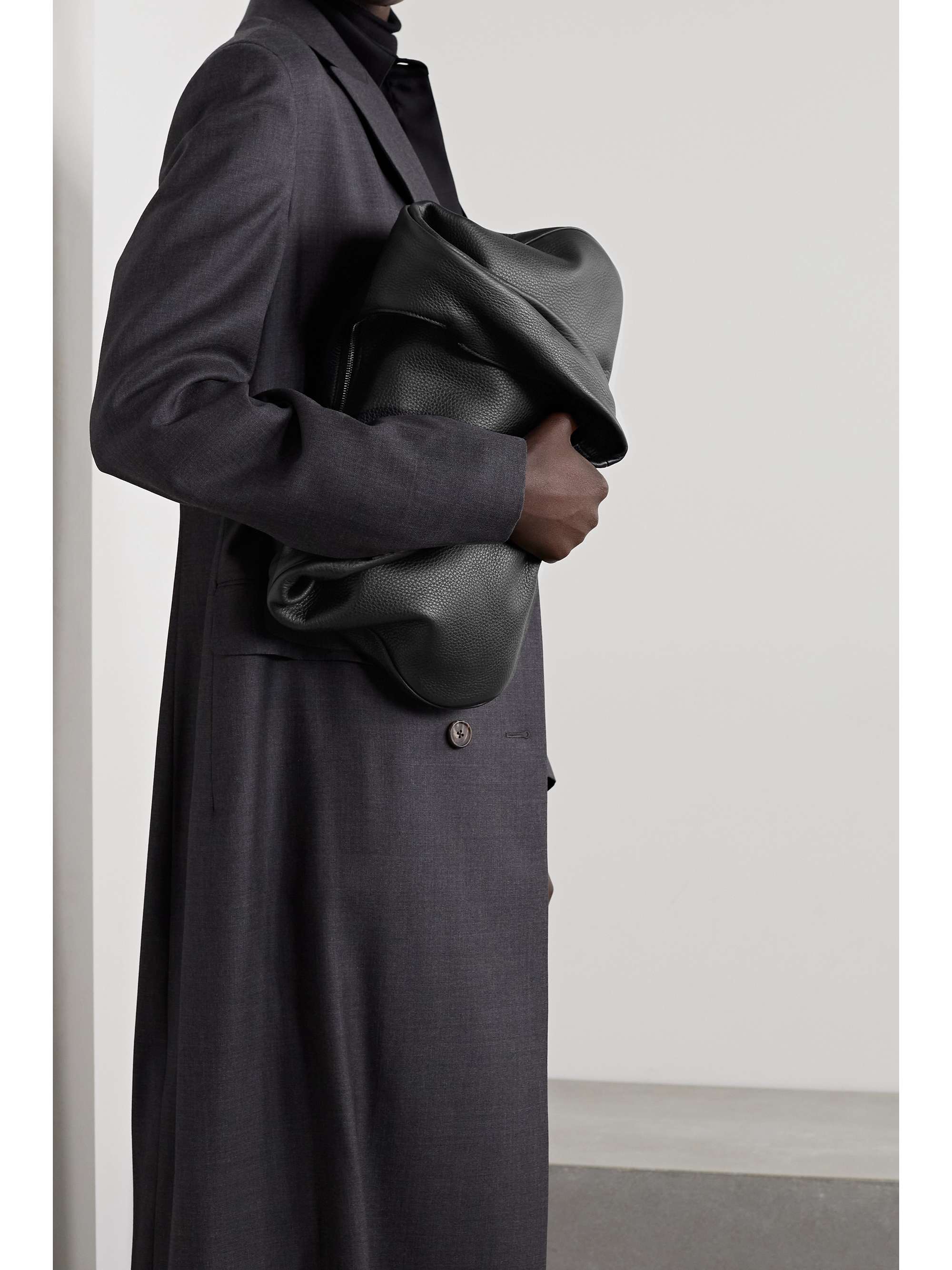 THE ROW Everyday medium textured-leather shoulder bag