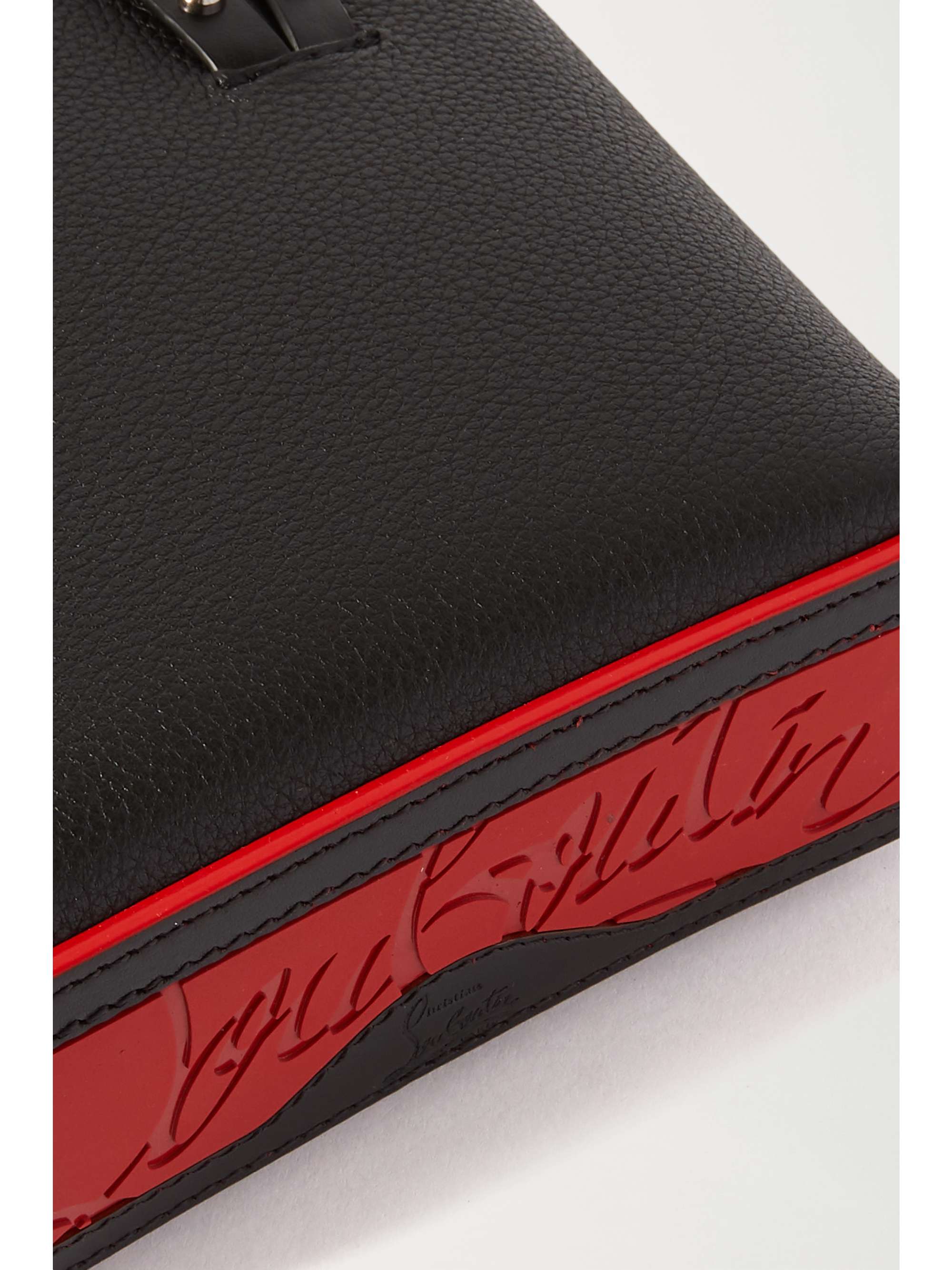 CHRISTIAN LOUBOUTIN Cabata mini spiked textured-leather tote