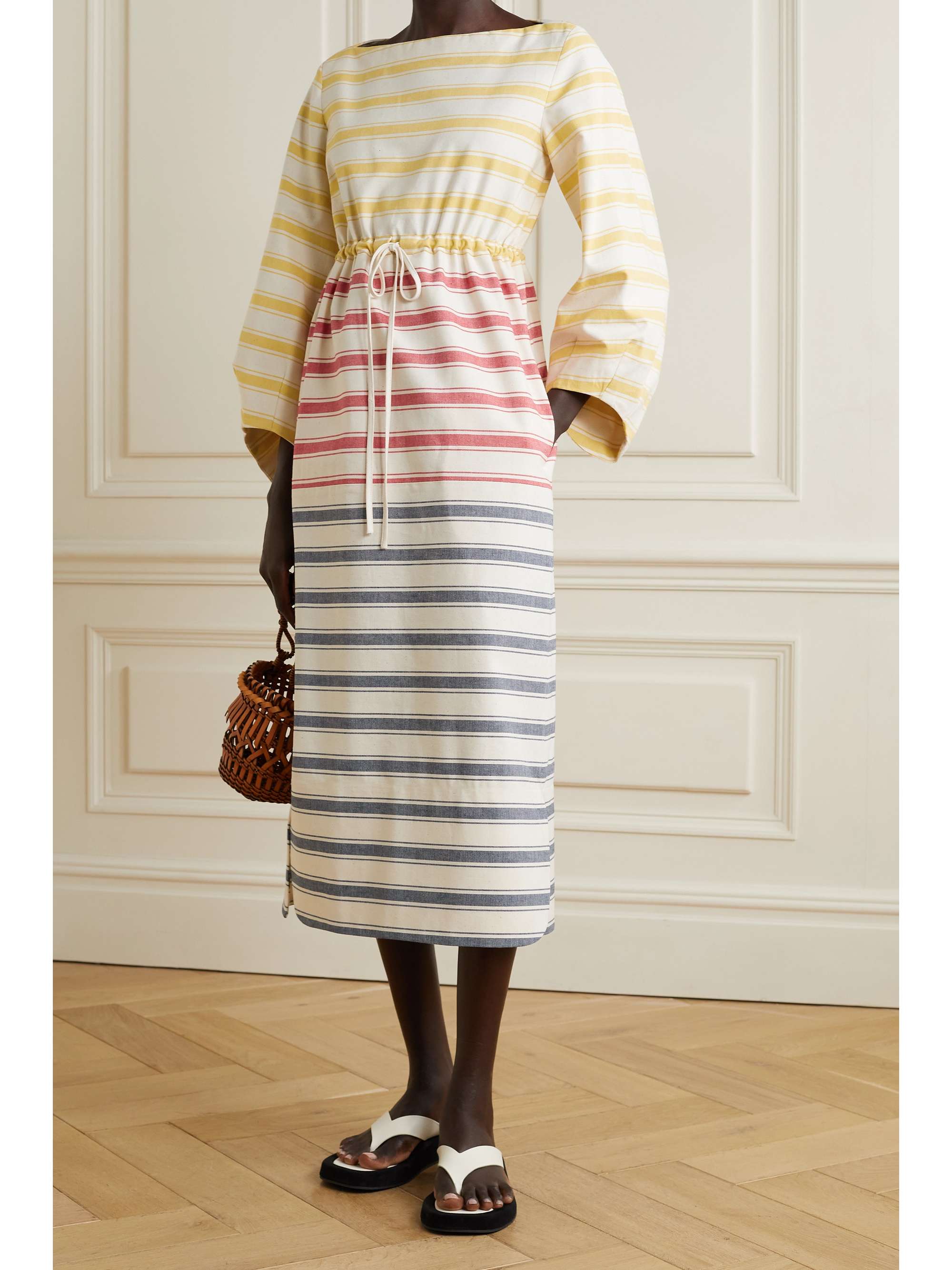 Rosie assoulin striped dress Clearance
