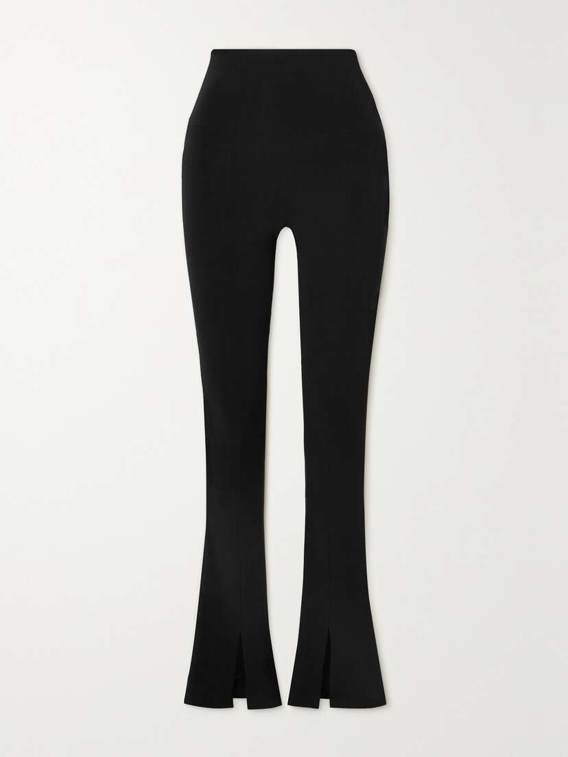 Norma Kamali Spat Stretch-jersey Flared Leggings