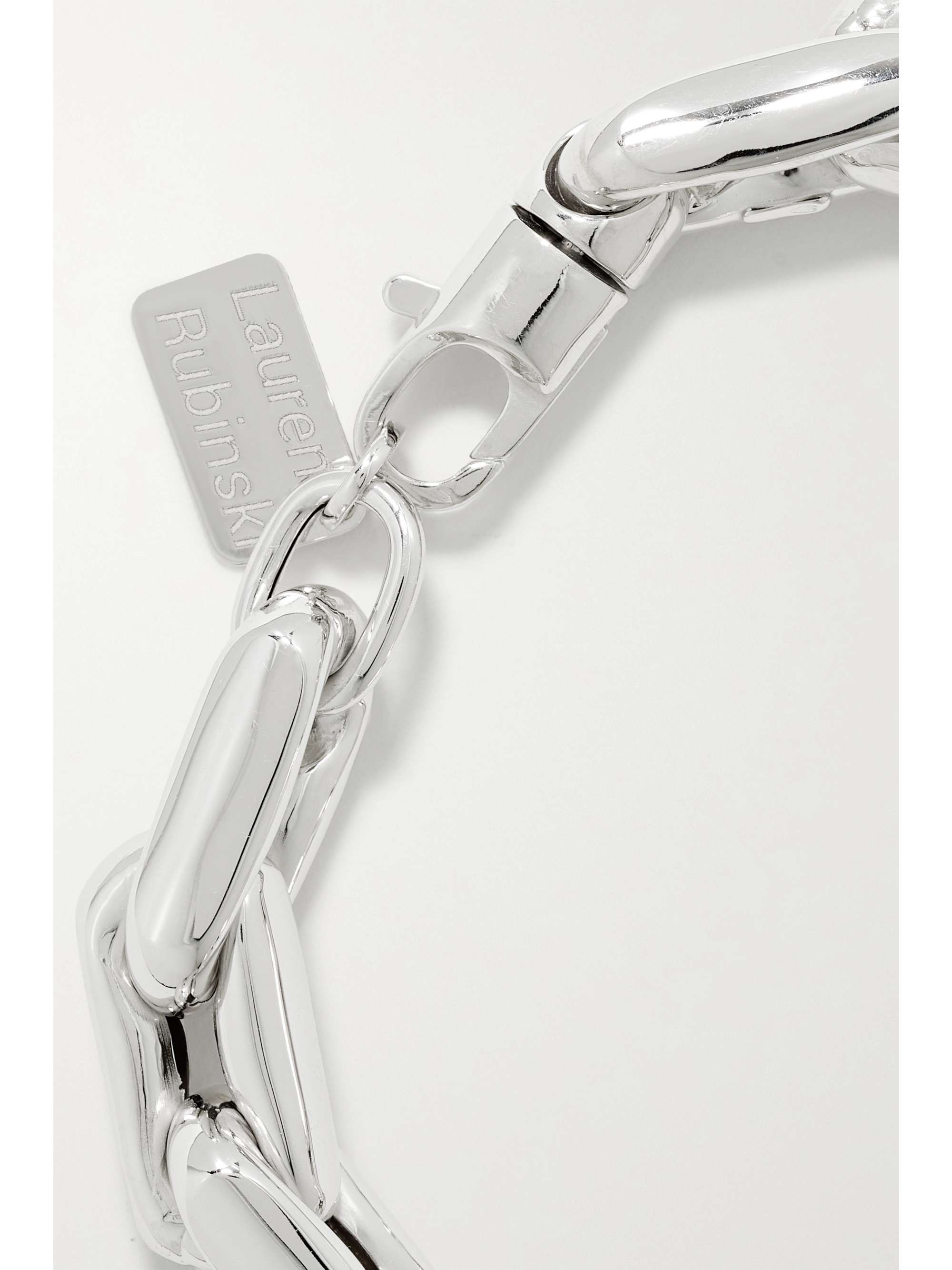 LAUREN RUBINSKI Bracelet en or blanc 14 carats (585/1000) Medium