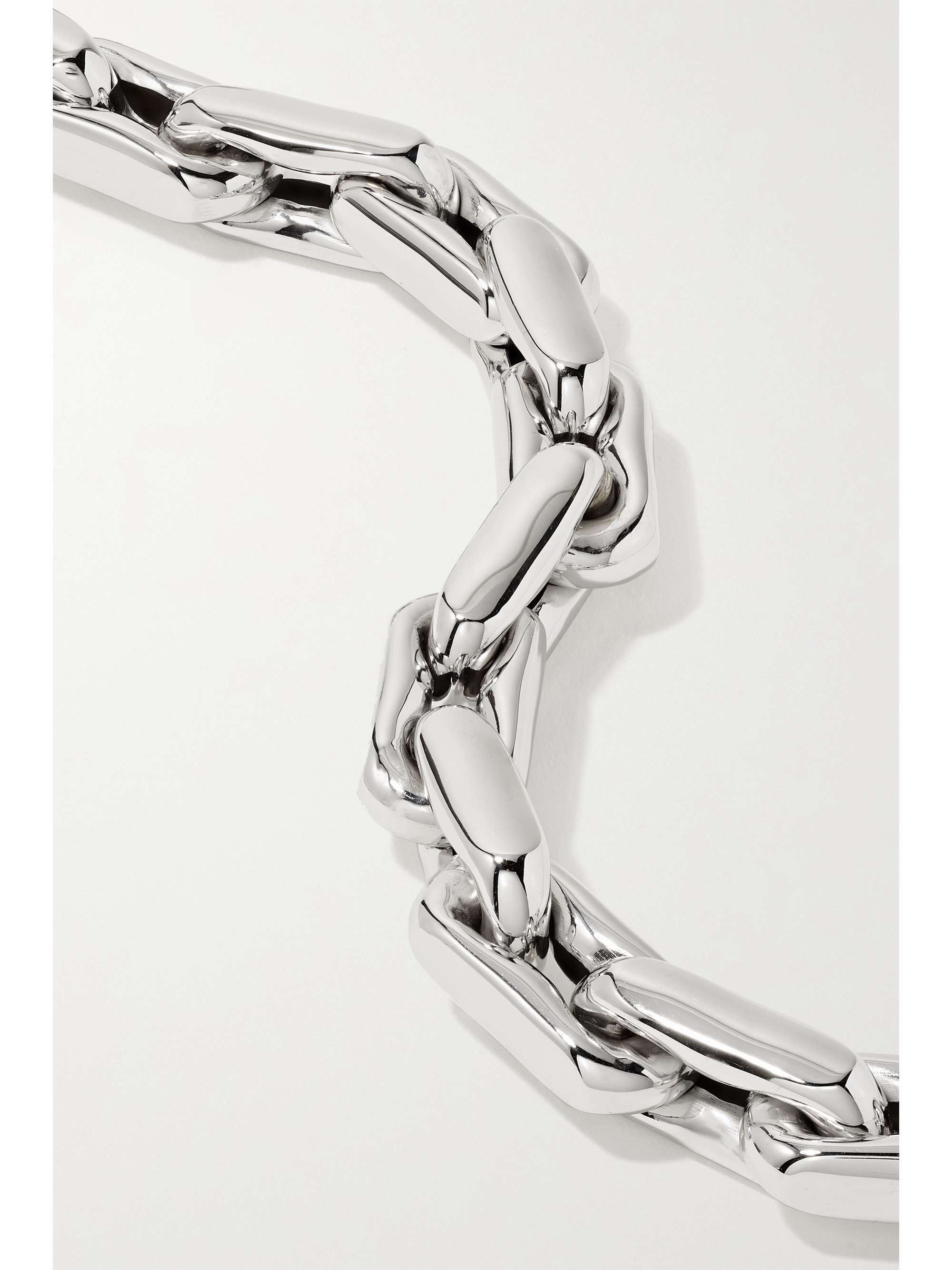LAUREN RUBINSKI Medium 14-karat white gold necklace