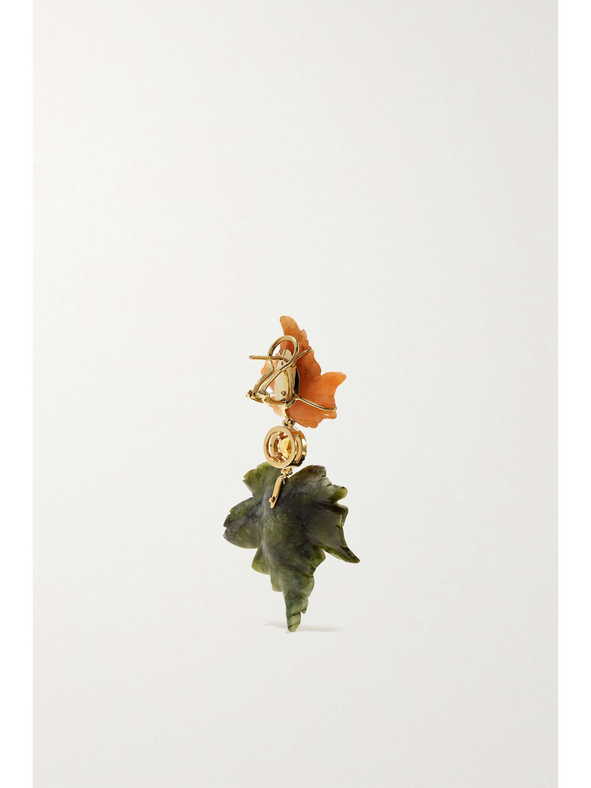 CASA CASTRO 18-karat gold multi-stone earrings