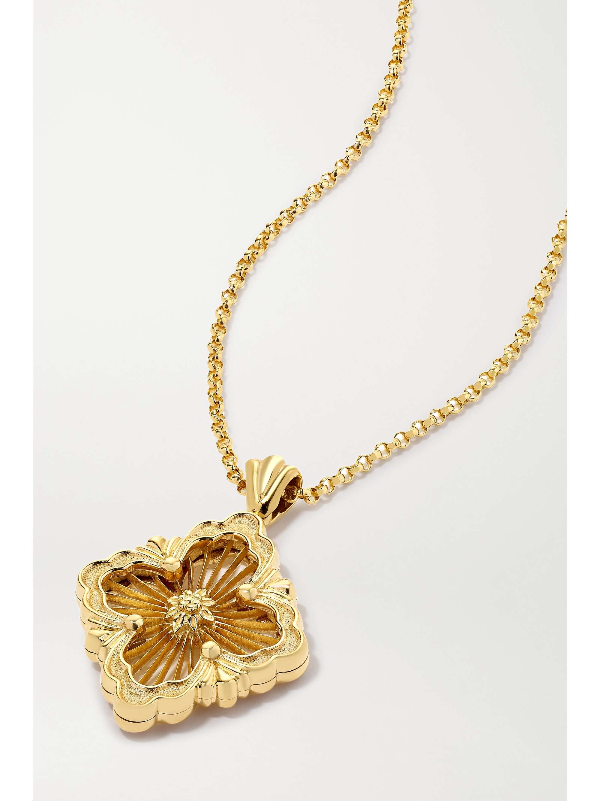 BUCCELLATI Opera Tulle 18-karat gold necklace