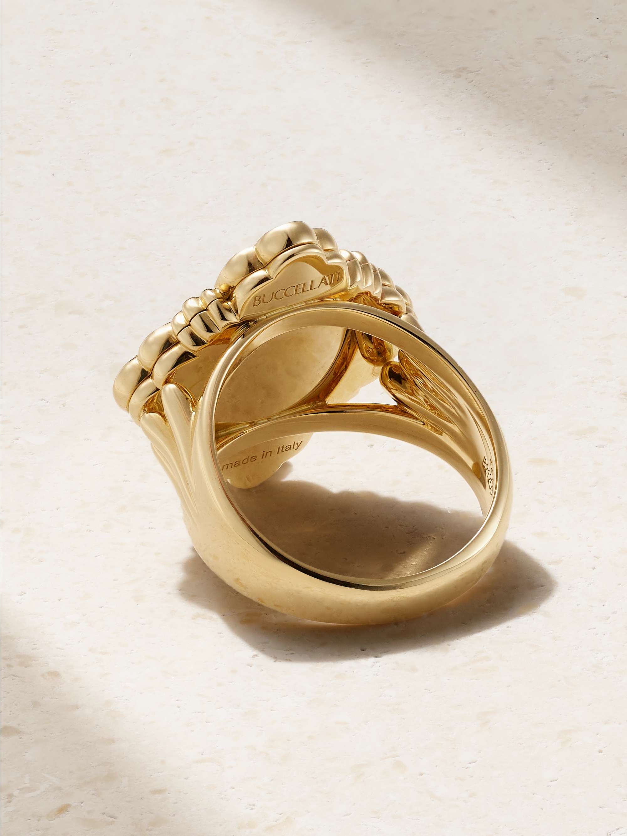 BUCCELLATI INVISIBLE PID RING OPERA TU Y GOLD size 57