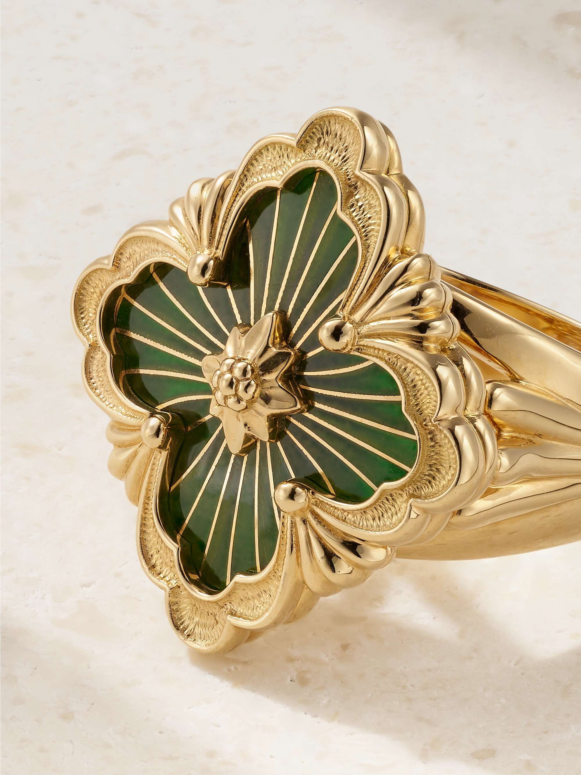 BUCCELLATI INVISIBLE PID RING OPERA TU Y GOLD size 57