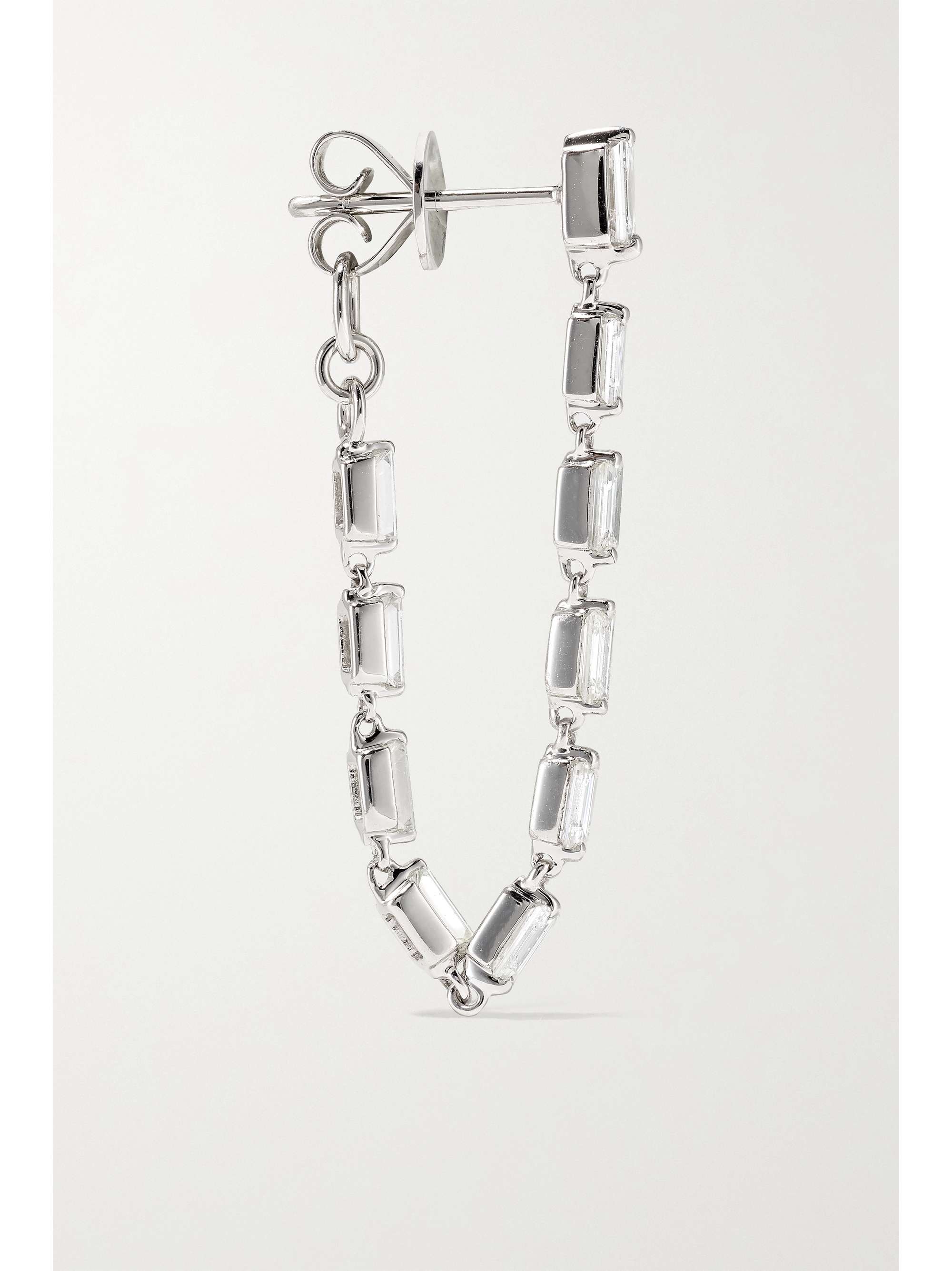 ANITA KO 18-karat white gold diamond earrings