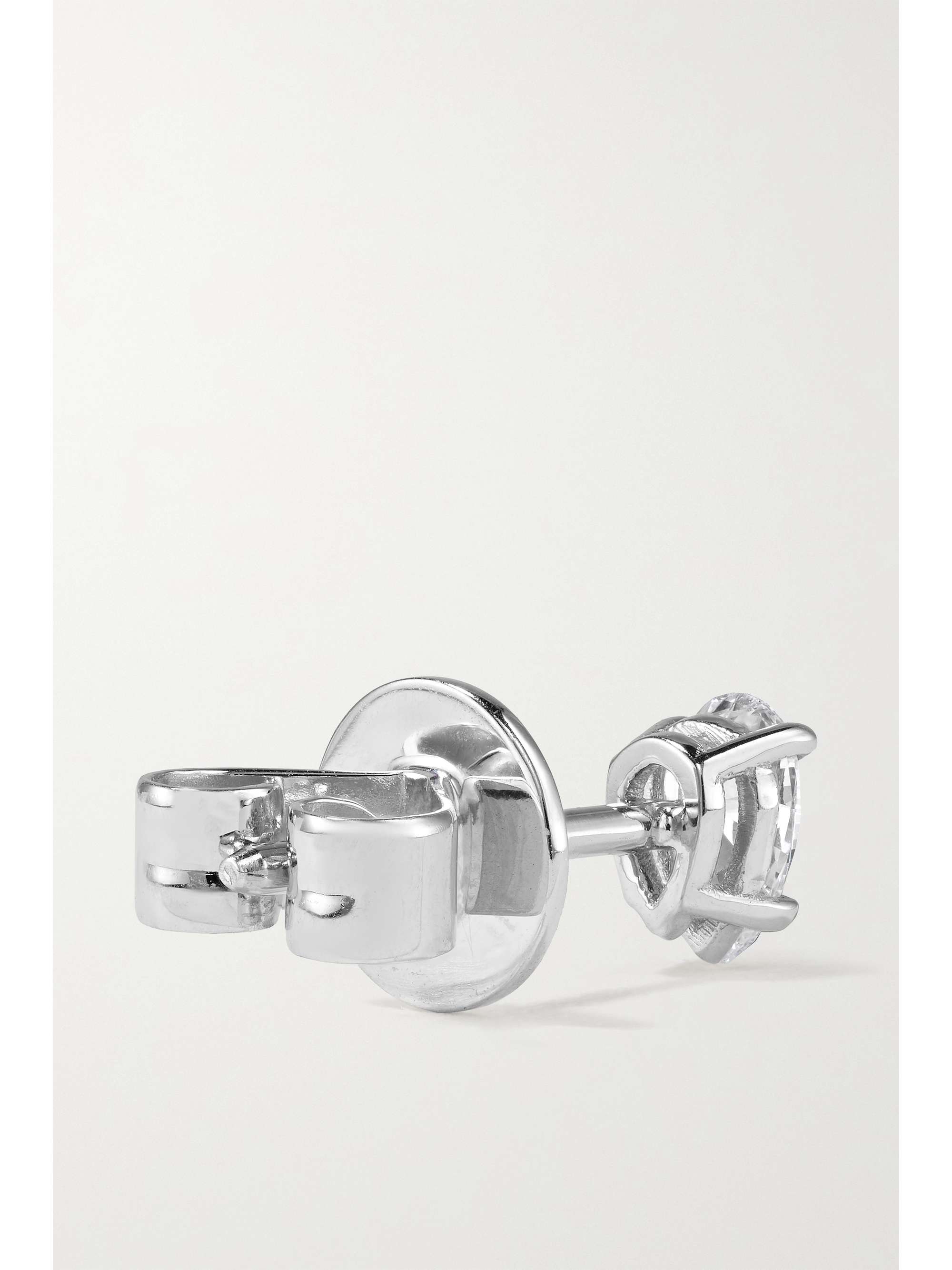 ANITA KO 18-karat white gold diamond earrings