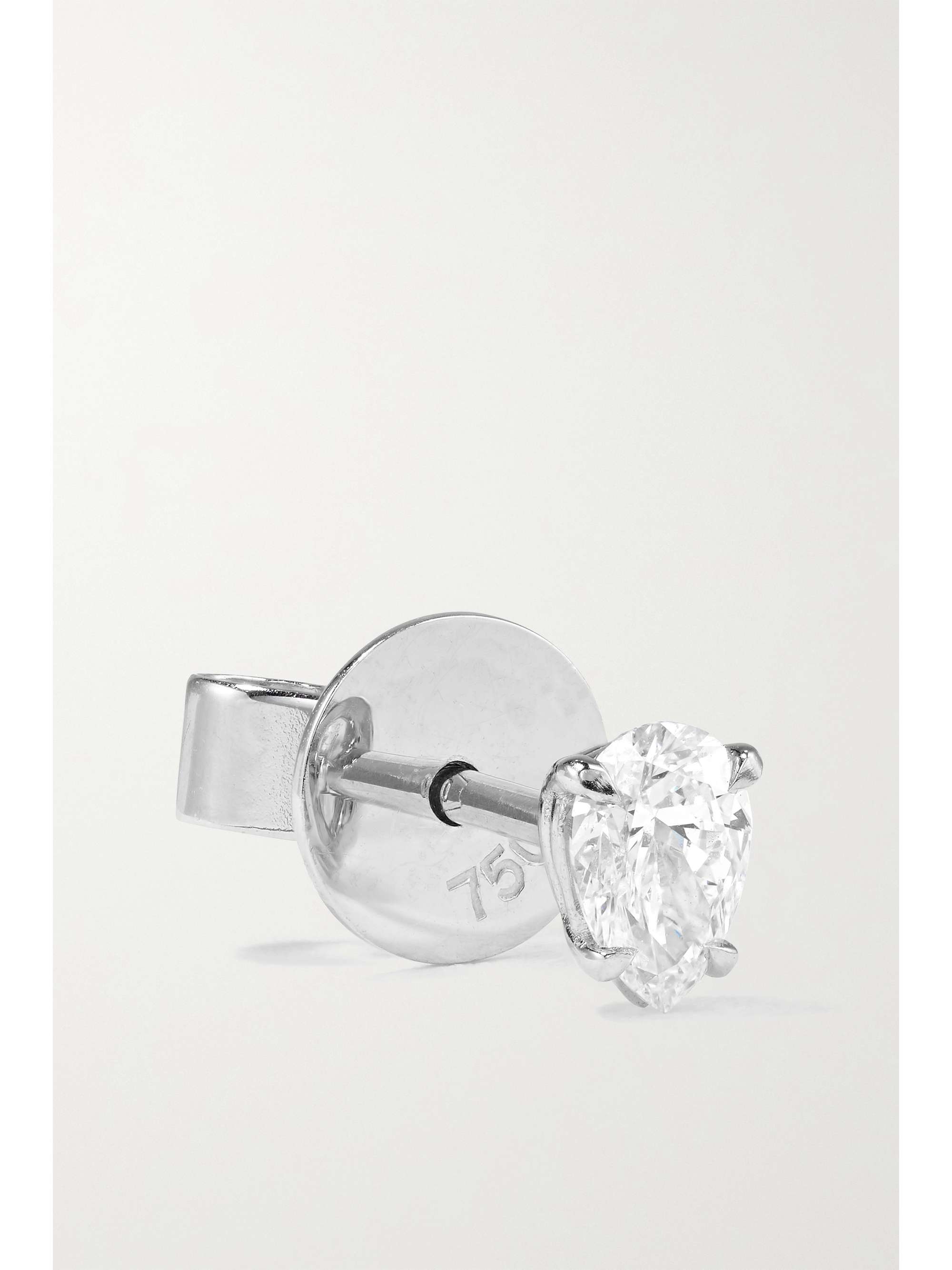ANITA KO 18-karat white gold diamond earrings