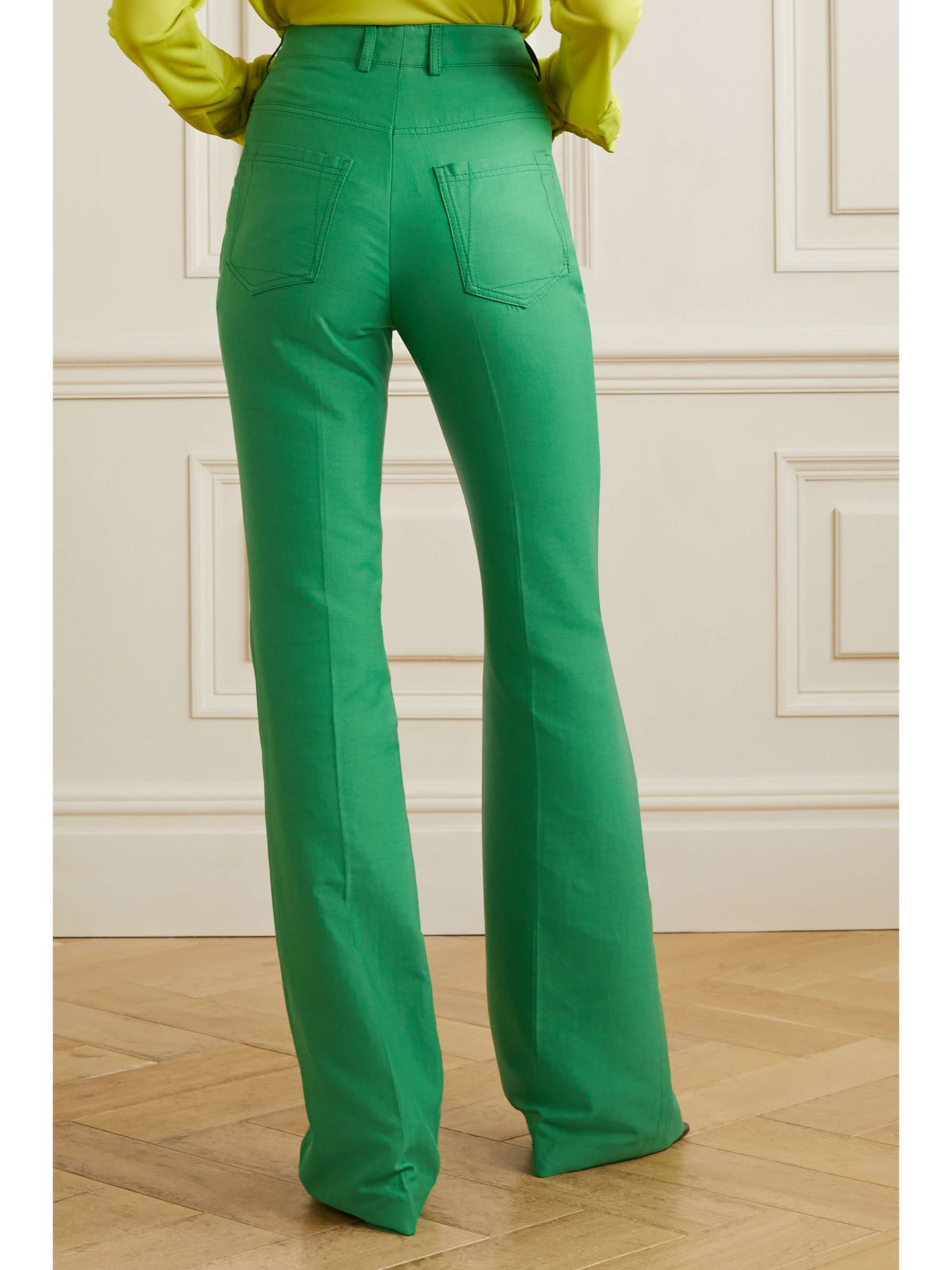 AKRIS Farid twill bootcut pants