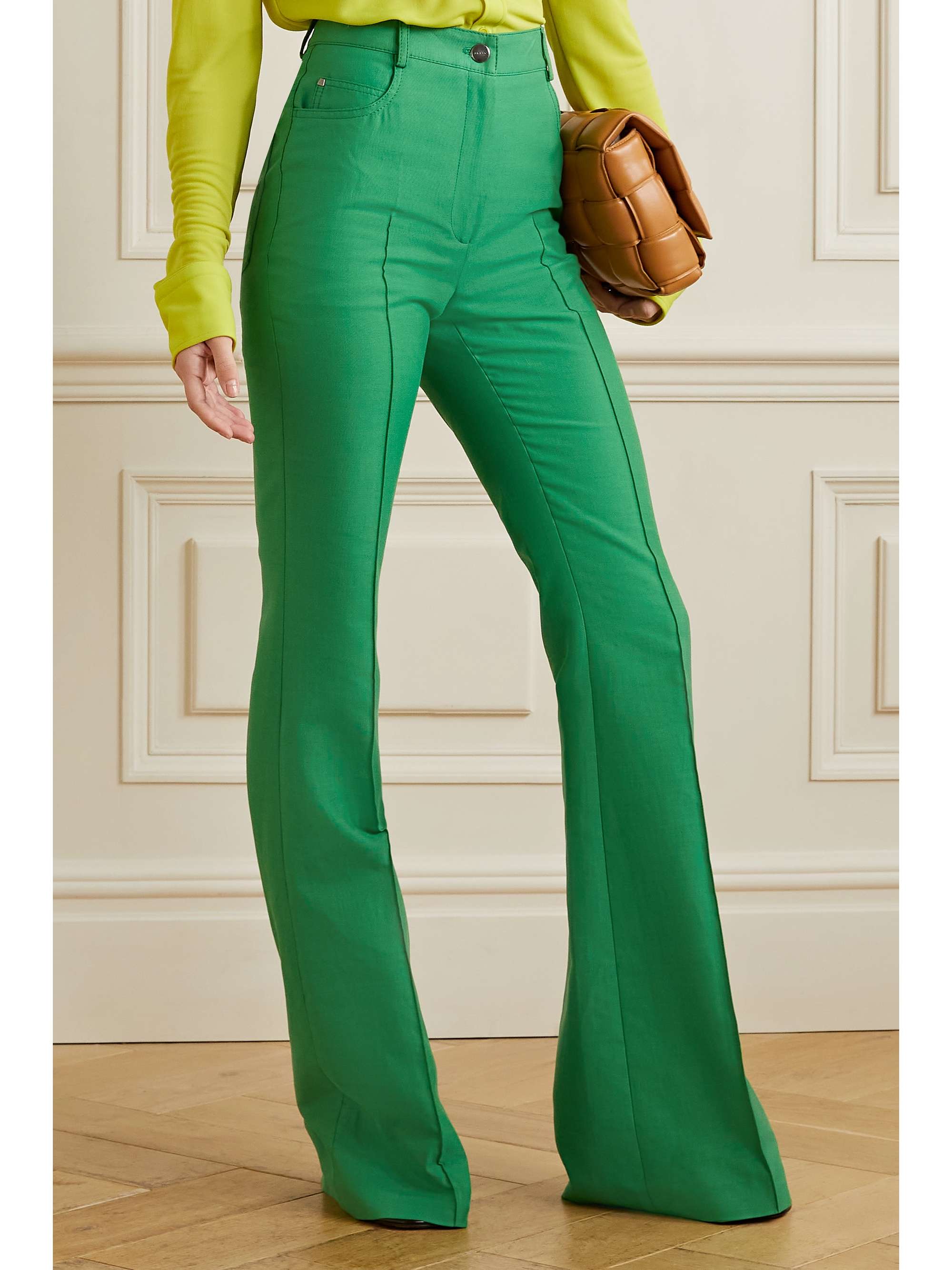 AKRIS Farid twill bootcut pants
