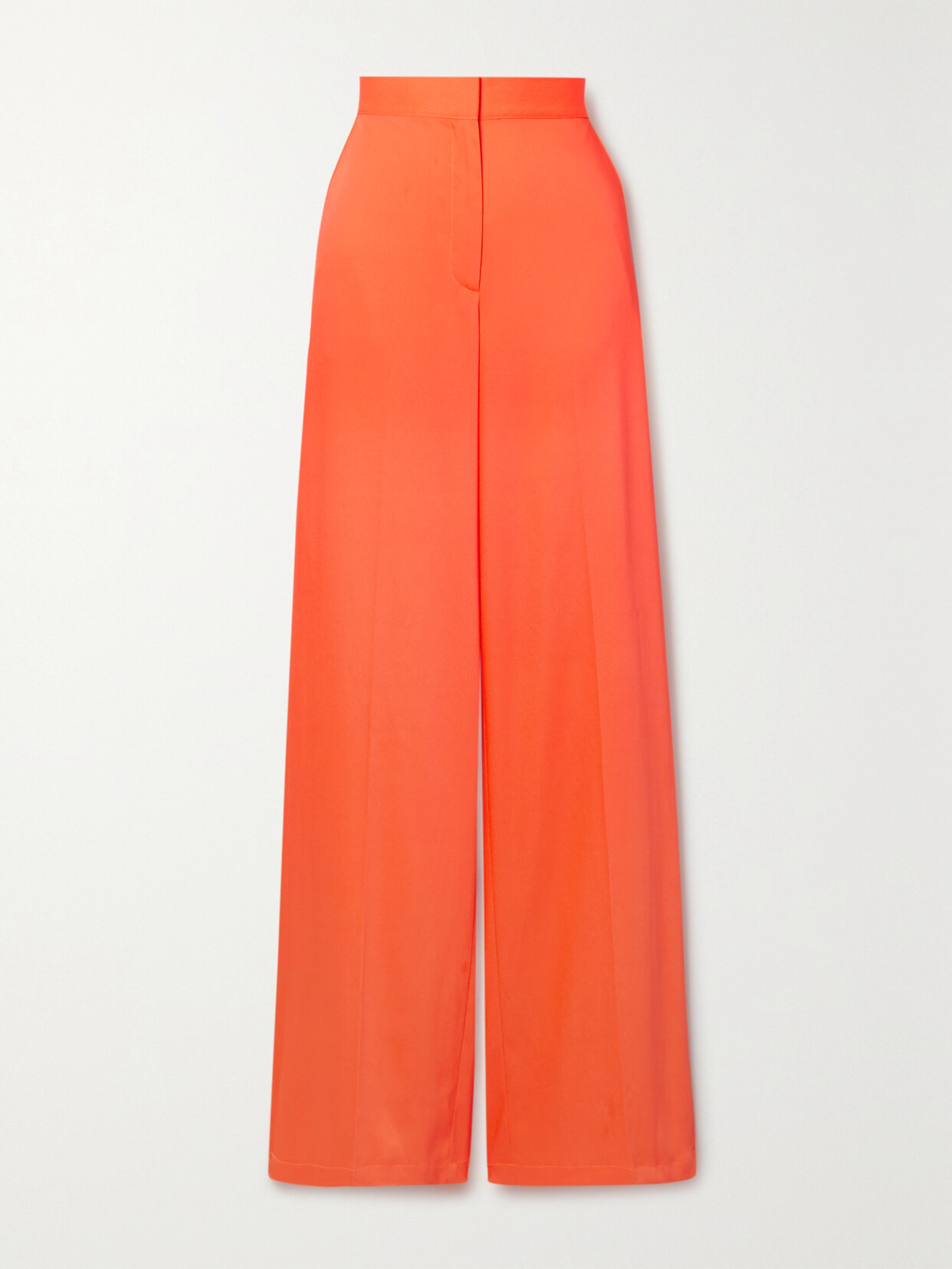 Christopher John Rogers Twill Wide-leg Pants - Orange