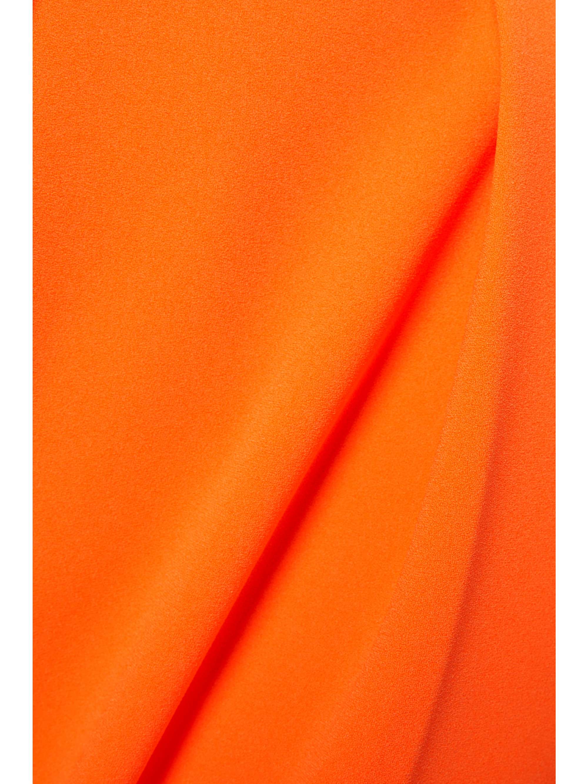 Bright orange Pleated crepe tapered pants | CHRISTOPHER JOHN ROGERS ...