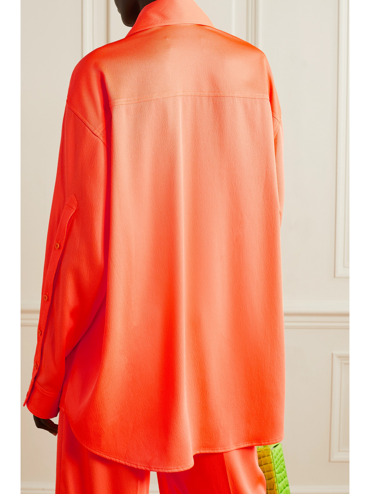 Oversized Crepe Shirt