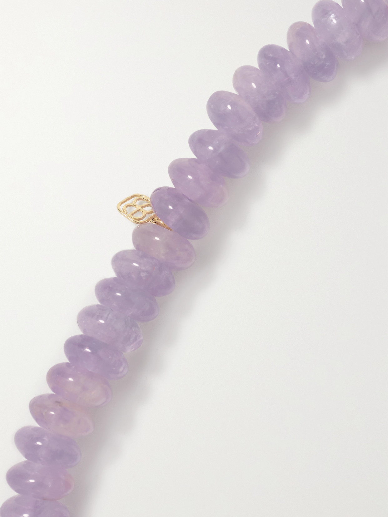 Sydney Evan Wing And Starburst 14-karat Gold, Amethyst And Diamond Bracelet In Gold