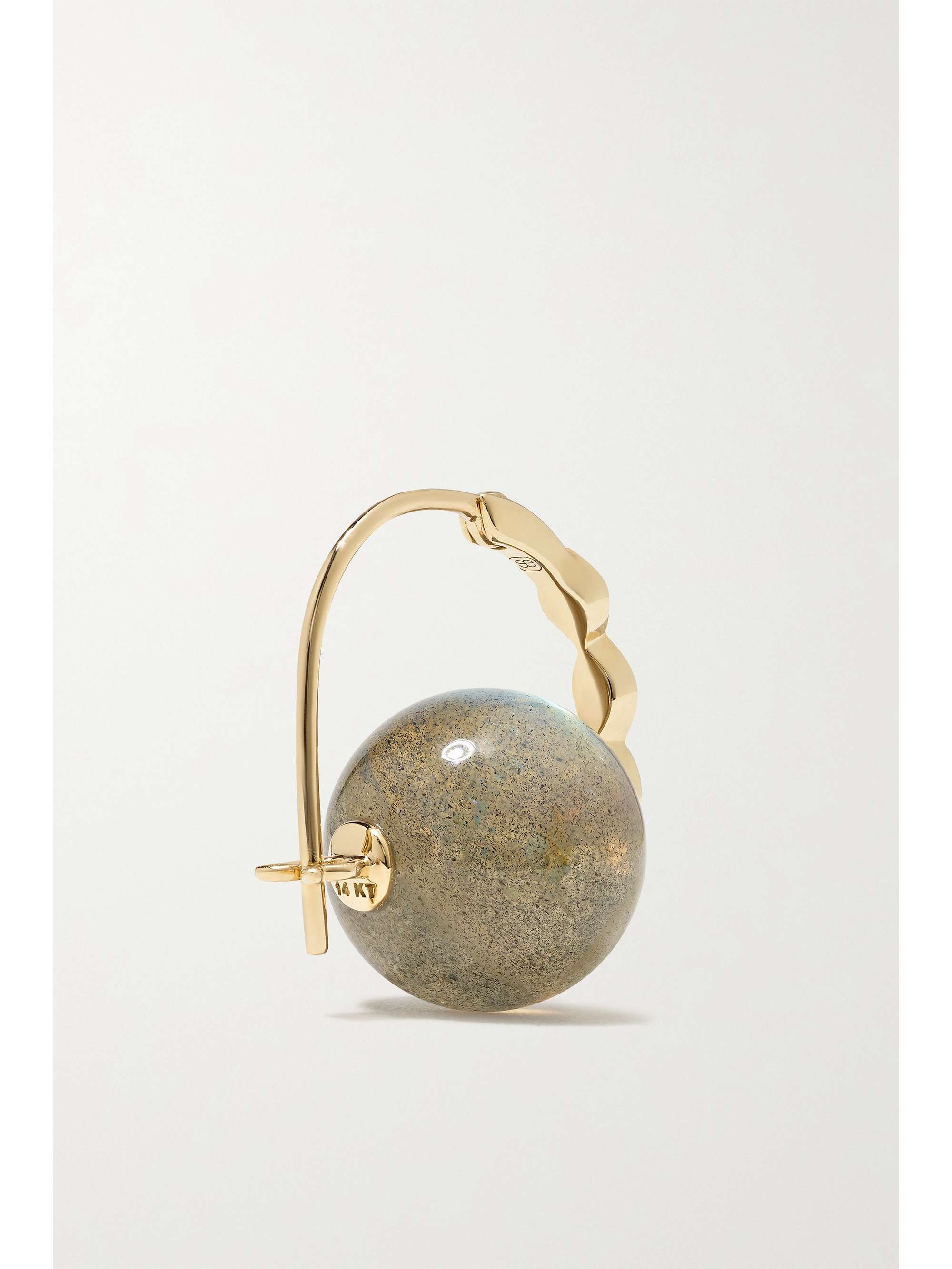 SYDNEY EVAN 14-karat gold, labradorite and sapphire earrings