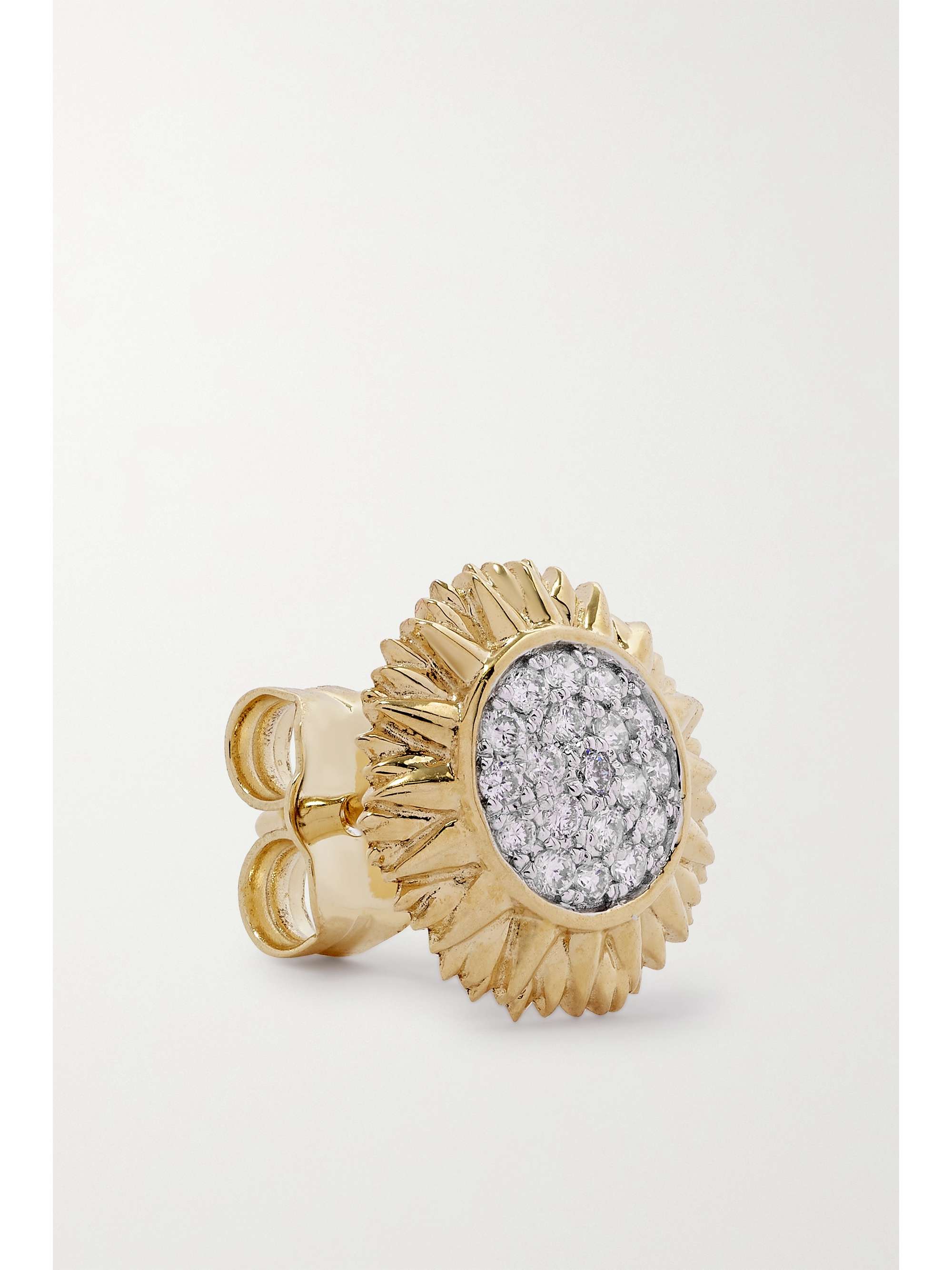 SYDNEY EVAN 14-karat gold diamond earrings