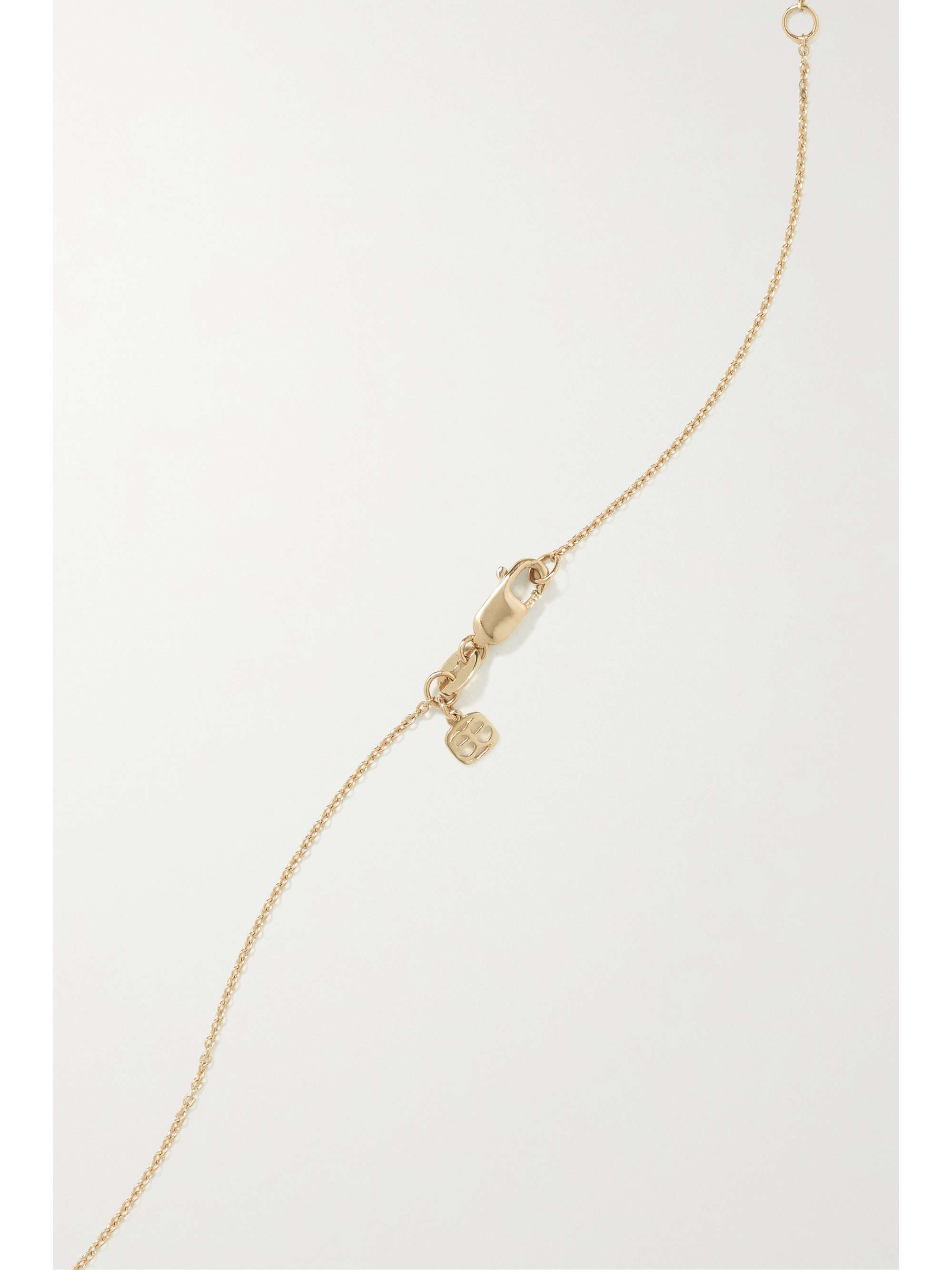 SYDNEY EVAN Grateful 14-karat gold diamond necklace