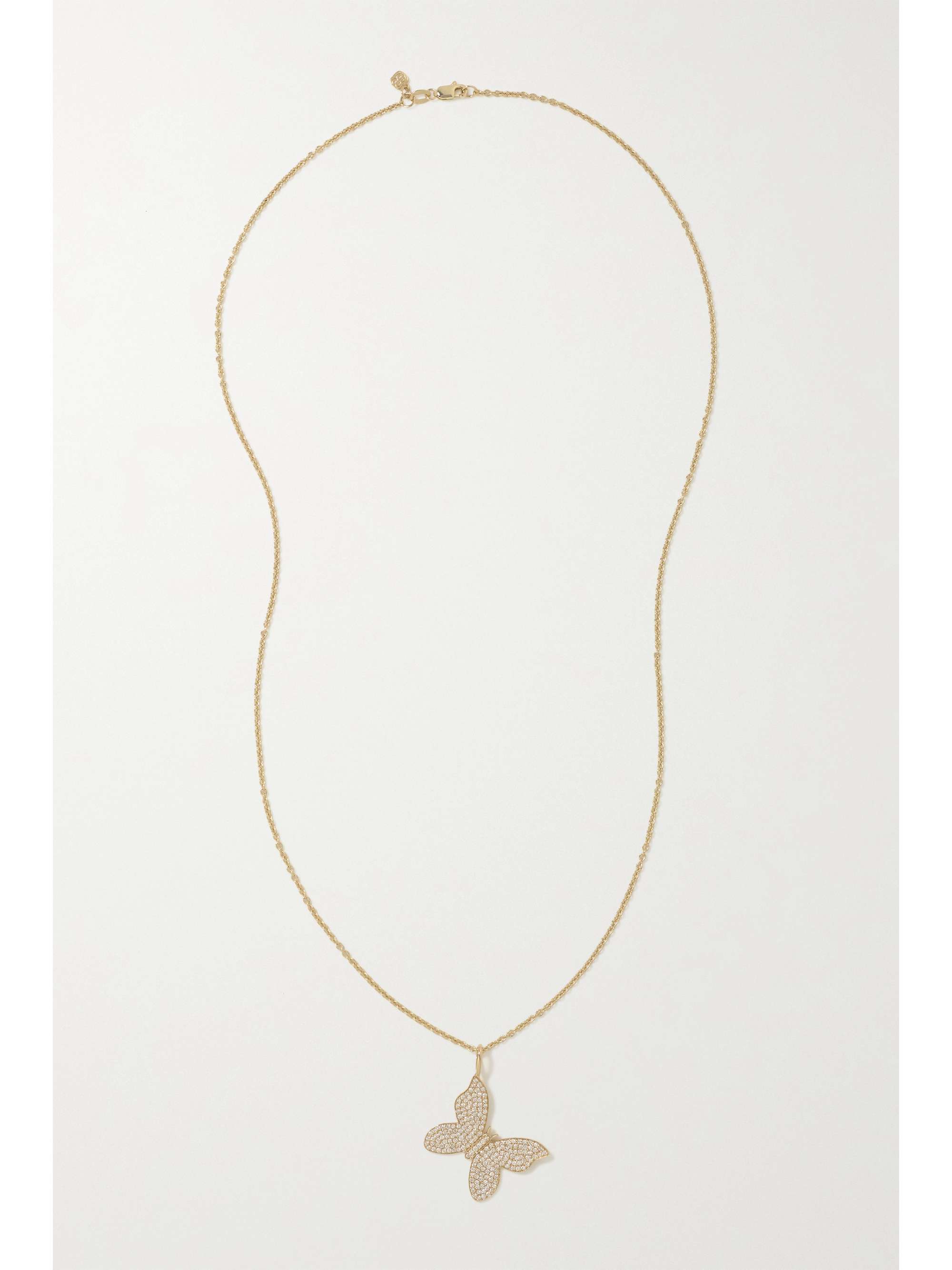 SYDNEY EVAN 14-karat gold diamond necklace