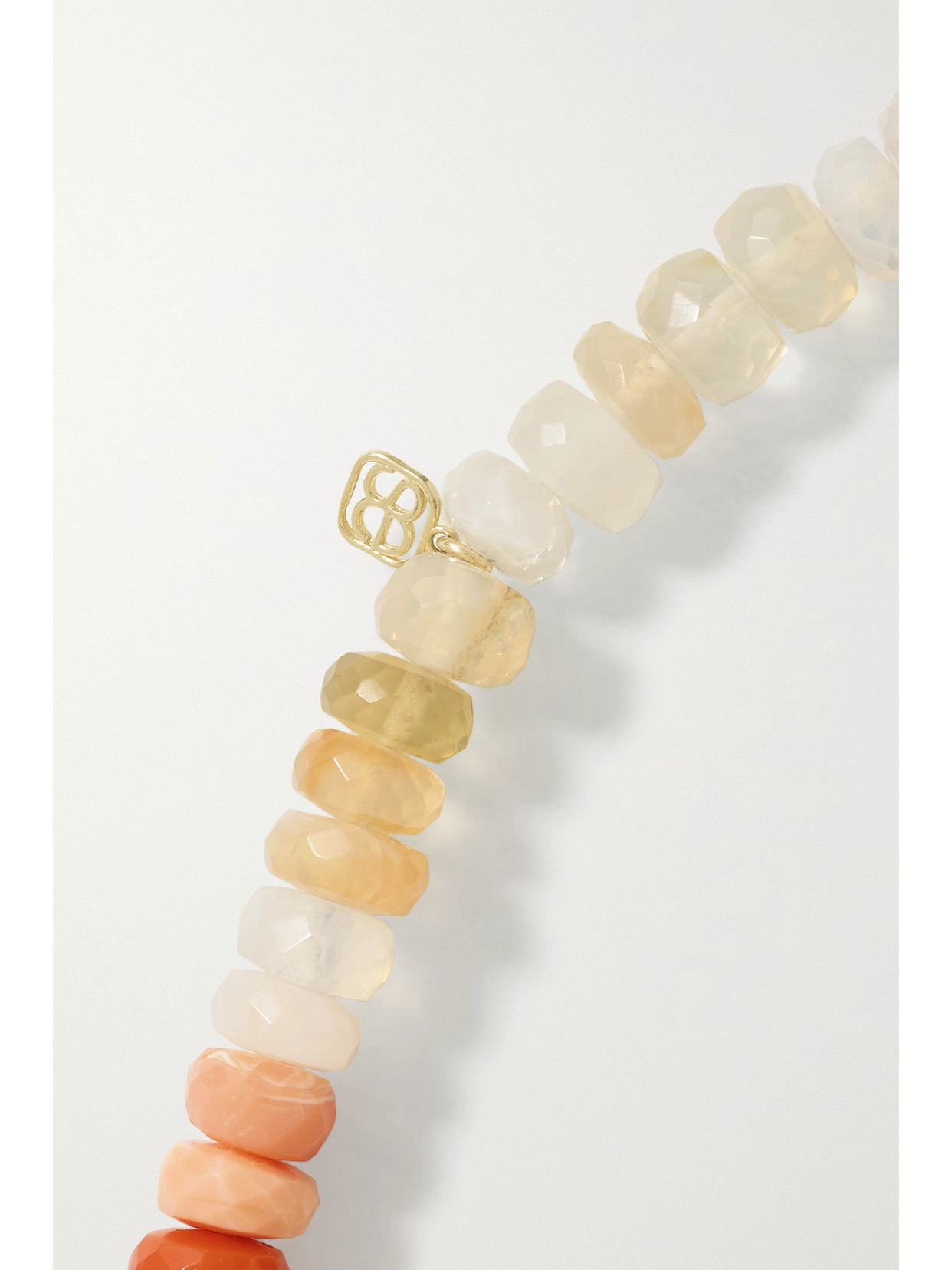 Sydney Evan Lucky Wish 14-karat Gold, Opal And Ruby Bracelet In Gold
