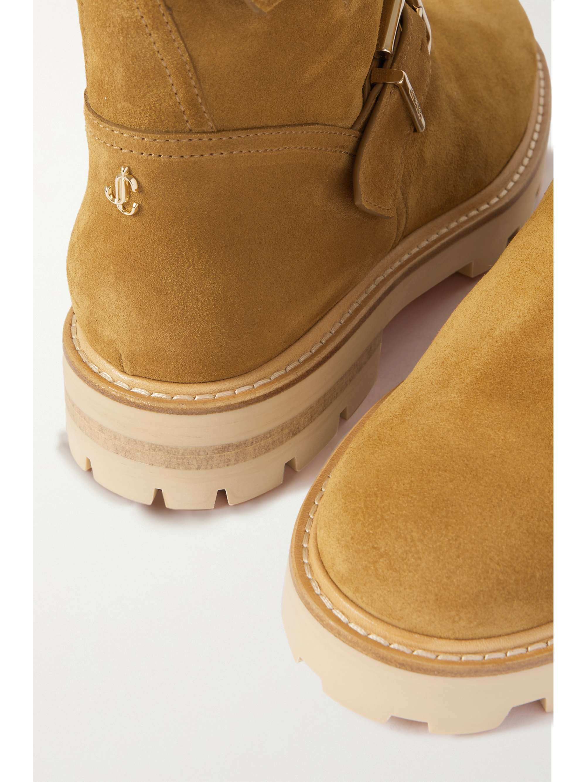 JIMMY CHOO Youth II buckled suede ankle boots
