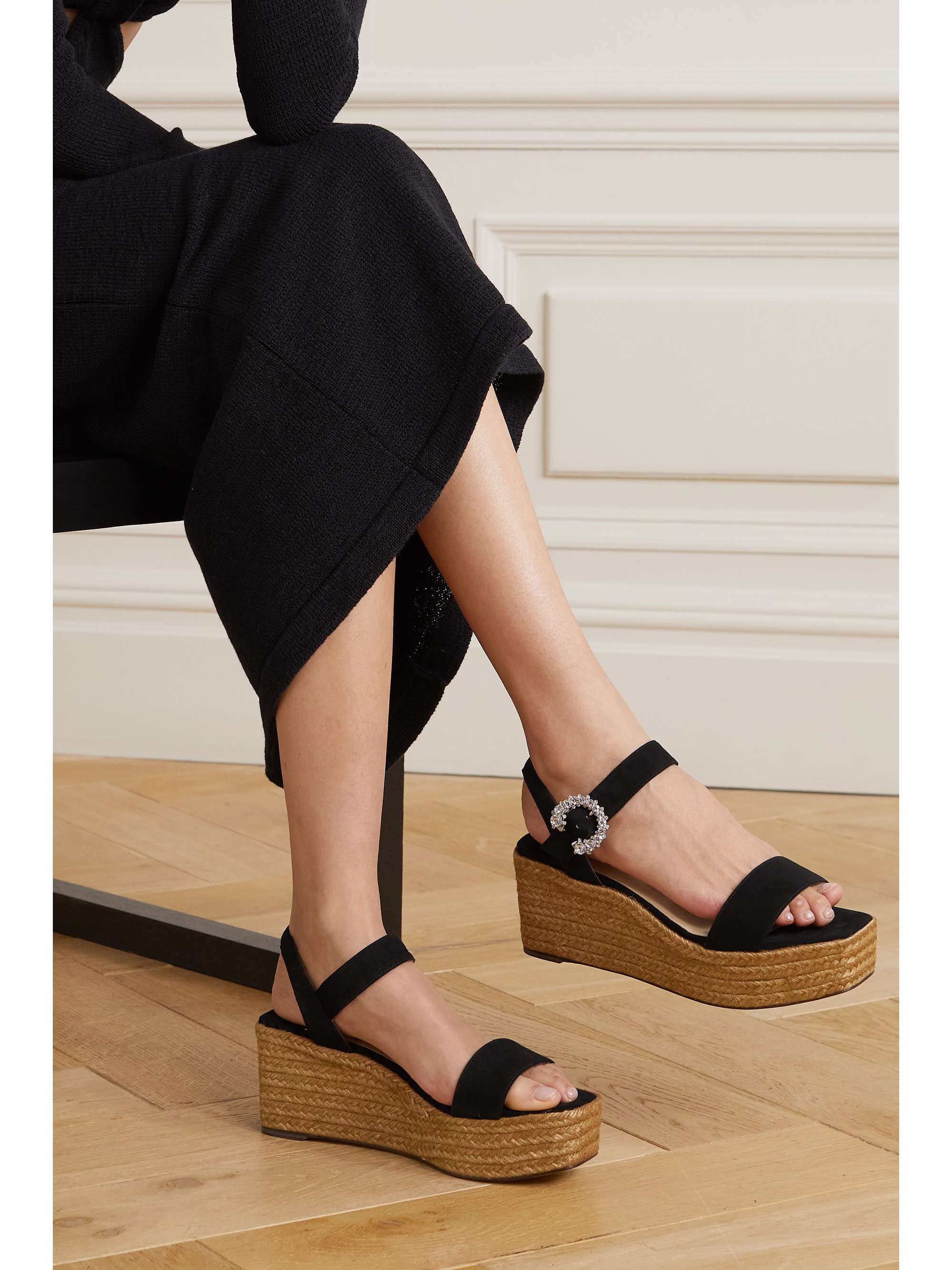 jimmy choo suede wedge