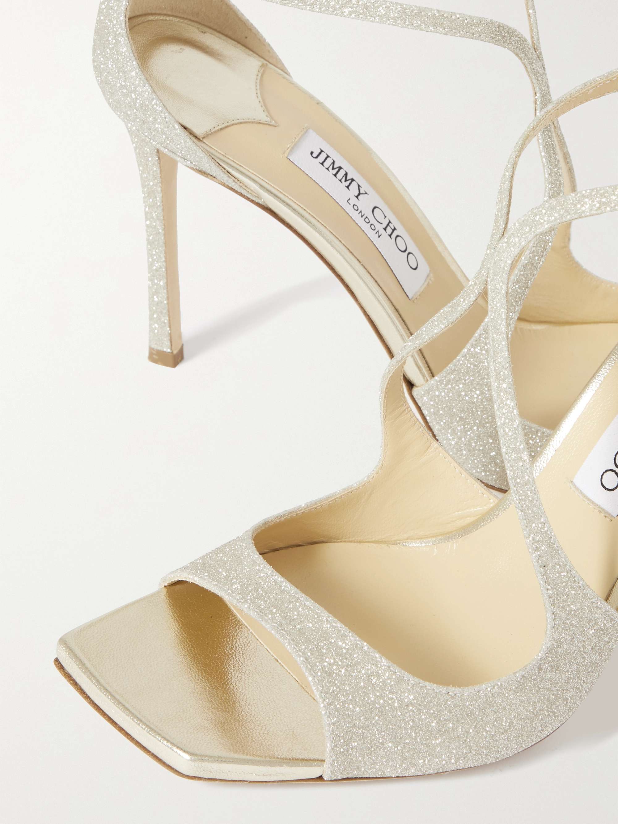 JIMMY CHOO Azia 95 satin sandals