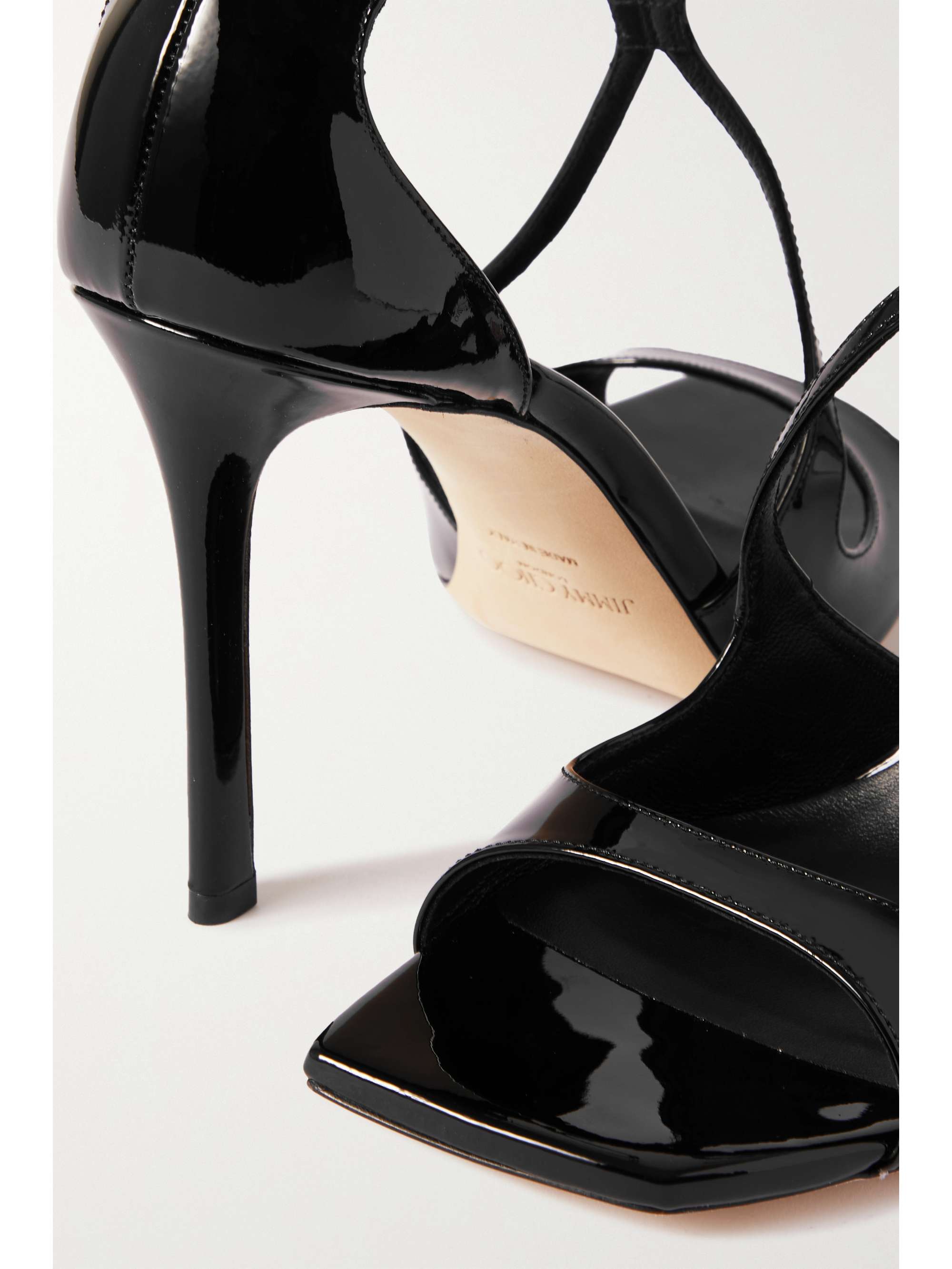 JIMMY CHOO Azia 95 patent-leather sandals