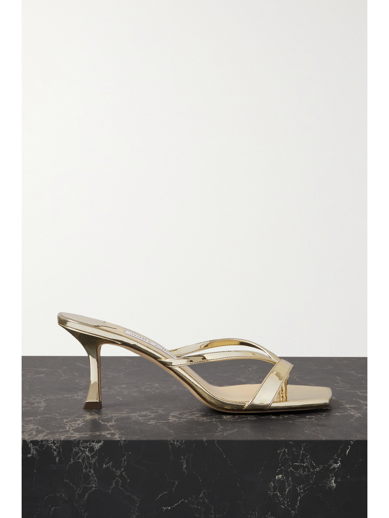 jimmy choo maelie leather thong sandals