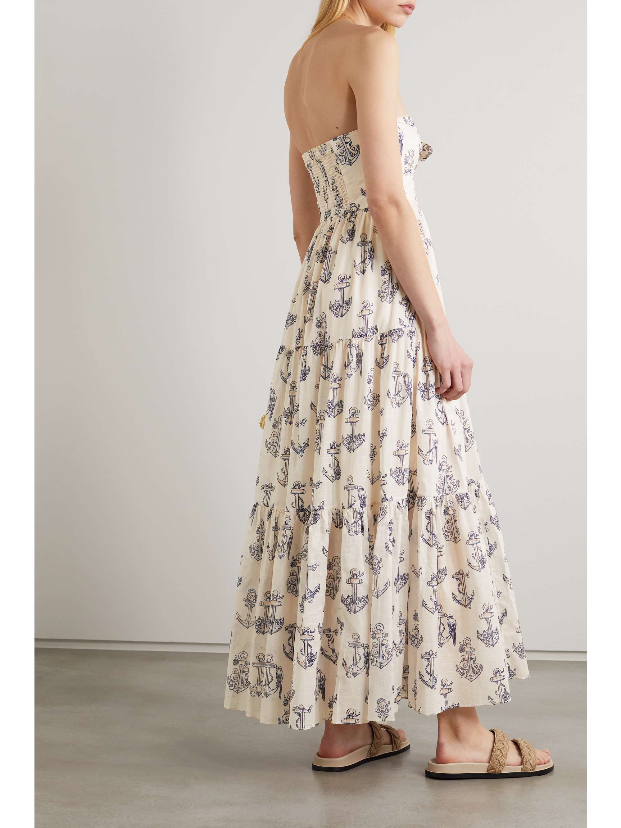 uo sparks fly tiered midi dress
