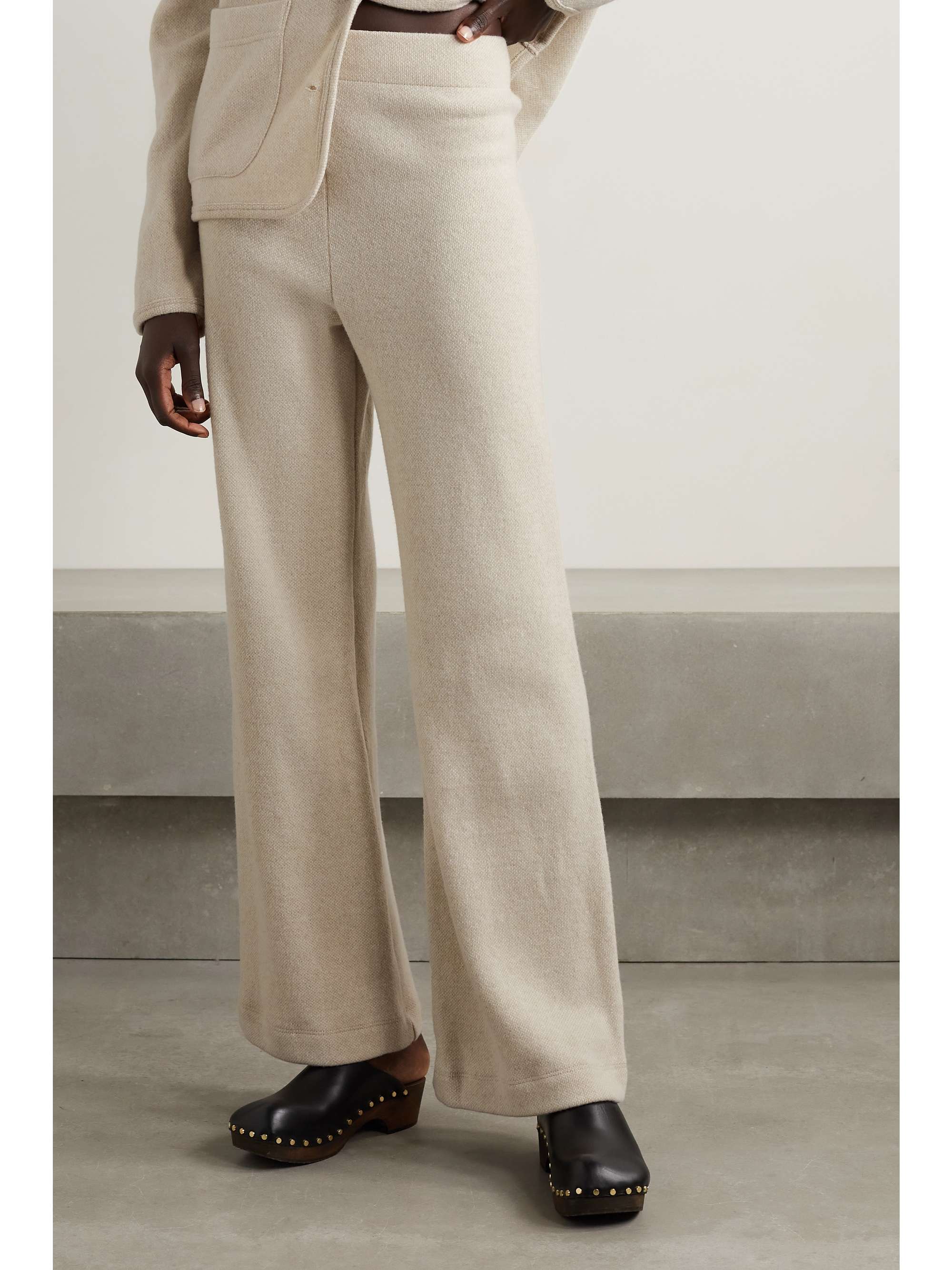 LESET Sienna wool-blend wide-leg pants
