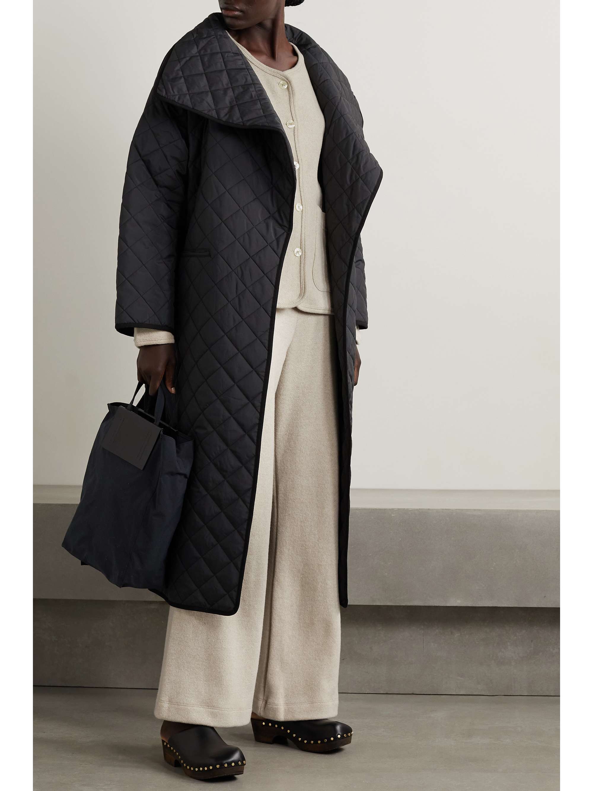 LESET Sienna wool-blend wide-leg pants
